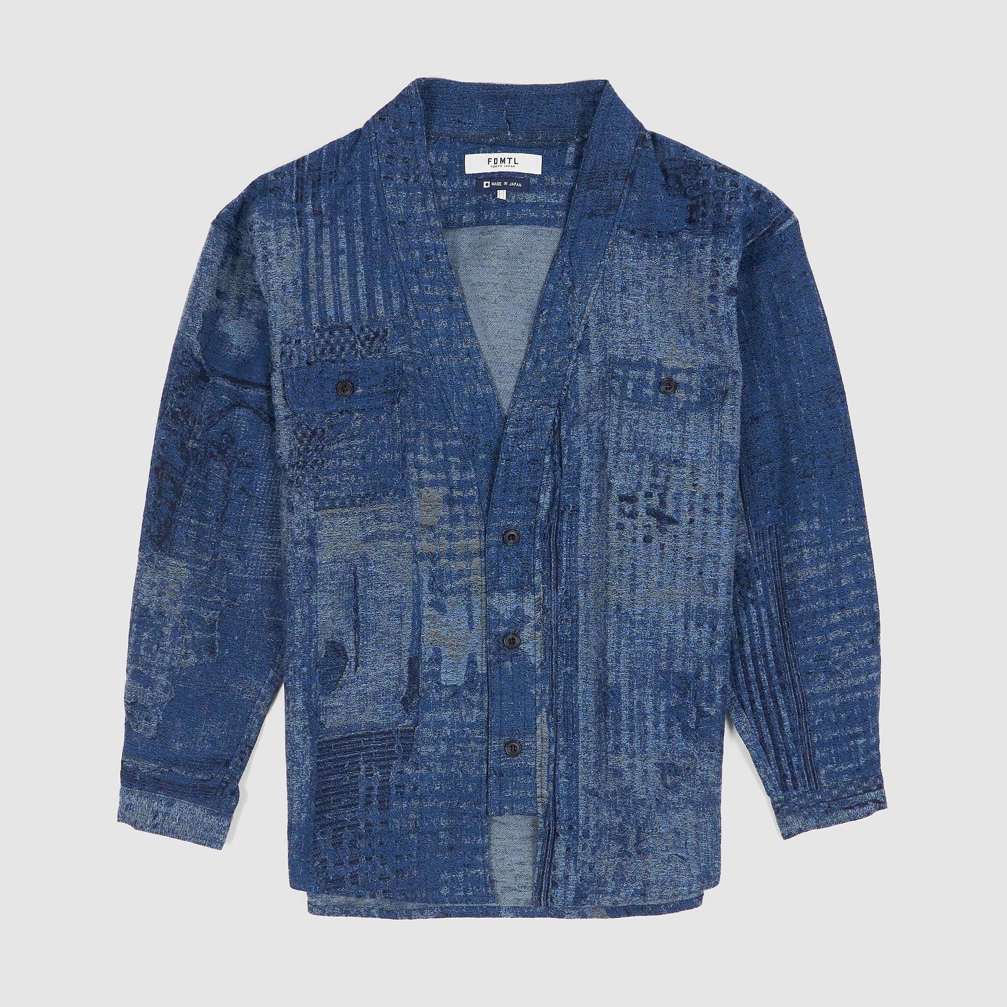 FDMTL Boro Jacquard Haori Shirt - DeeCee style