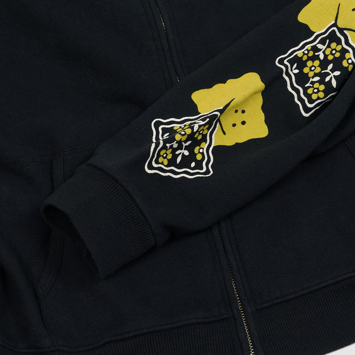 Kapital Zip Up Peckish Rainbowy Hoodie Sweat Shirt