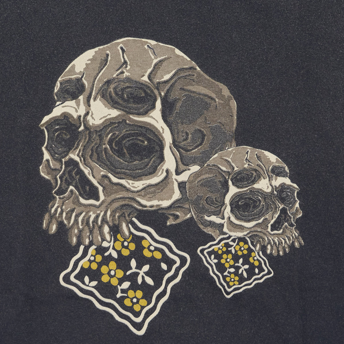 Kapital Peckish Skull Crew Neck T-Shirt