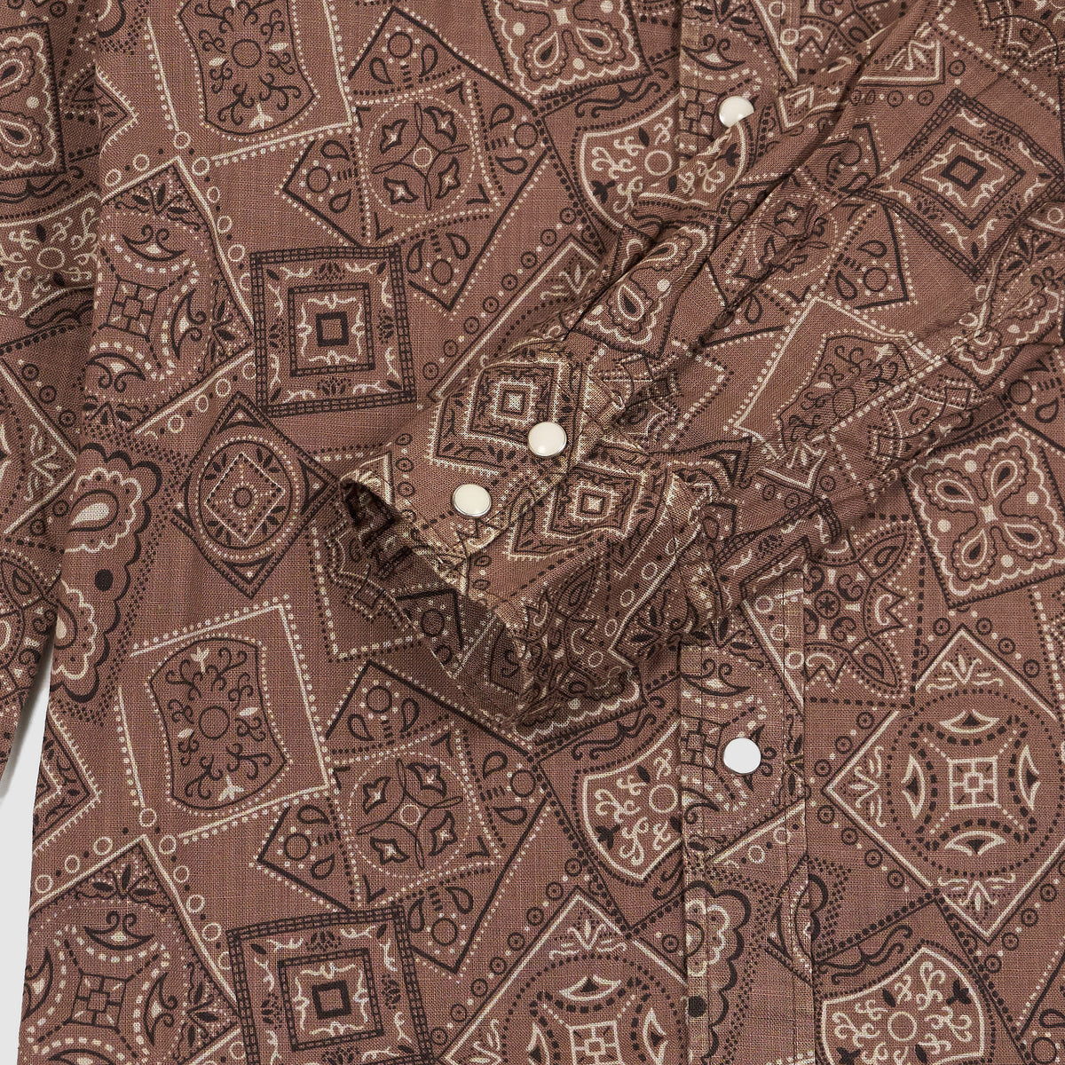 Kapital Sheet Cookie Bandana Husky Western Shirt