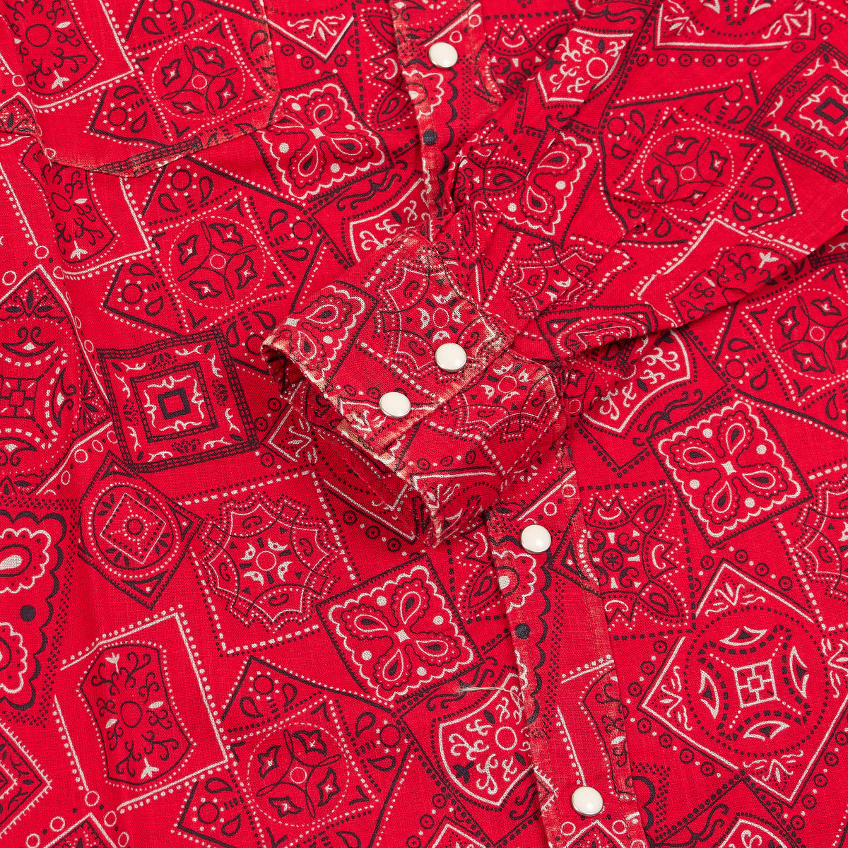 Kapital Sheet Cookie Bandana Husky Western Shirt