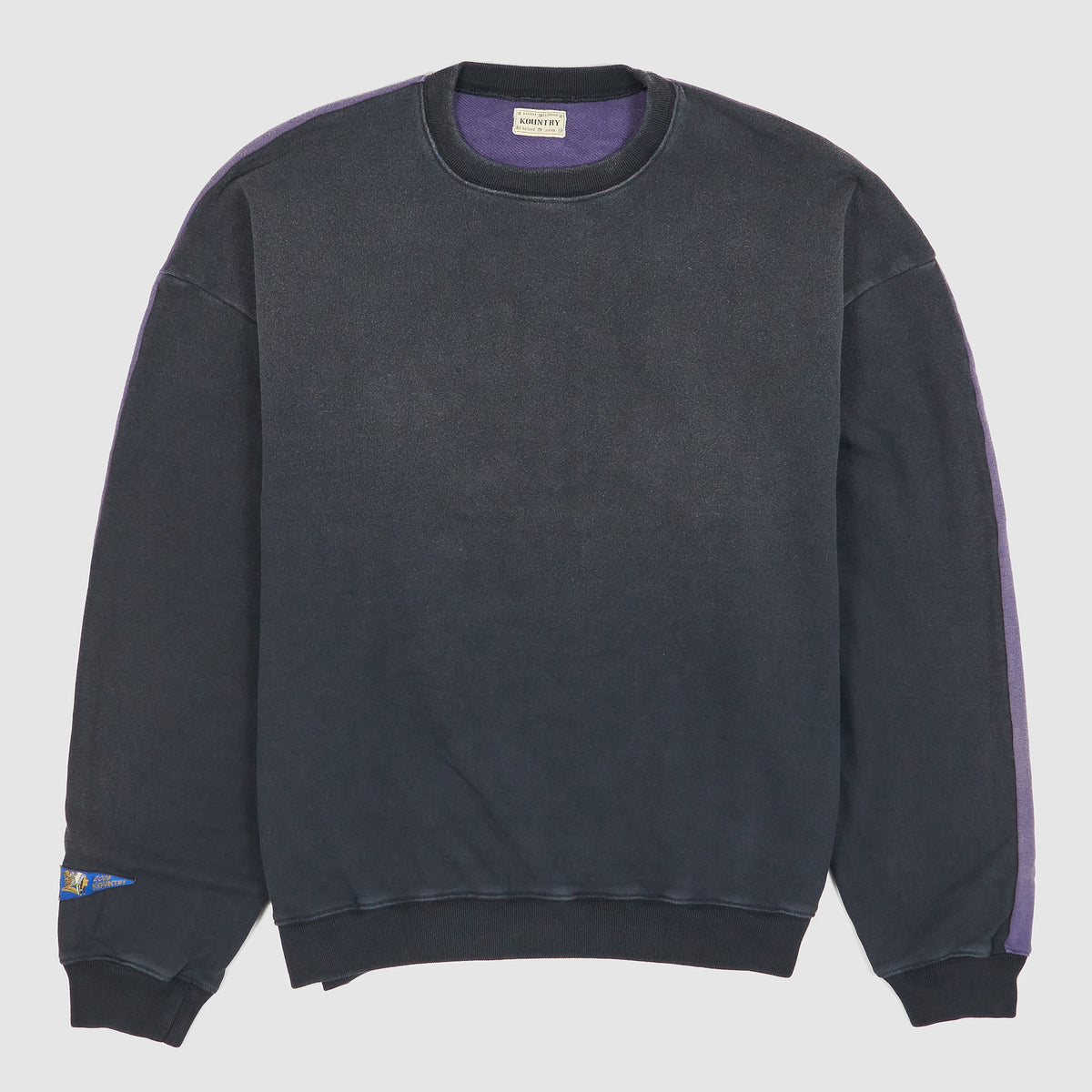 Kapital 2 Tone Big Bone Remake Sweat Shirt