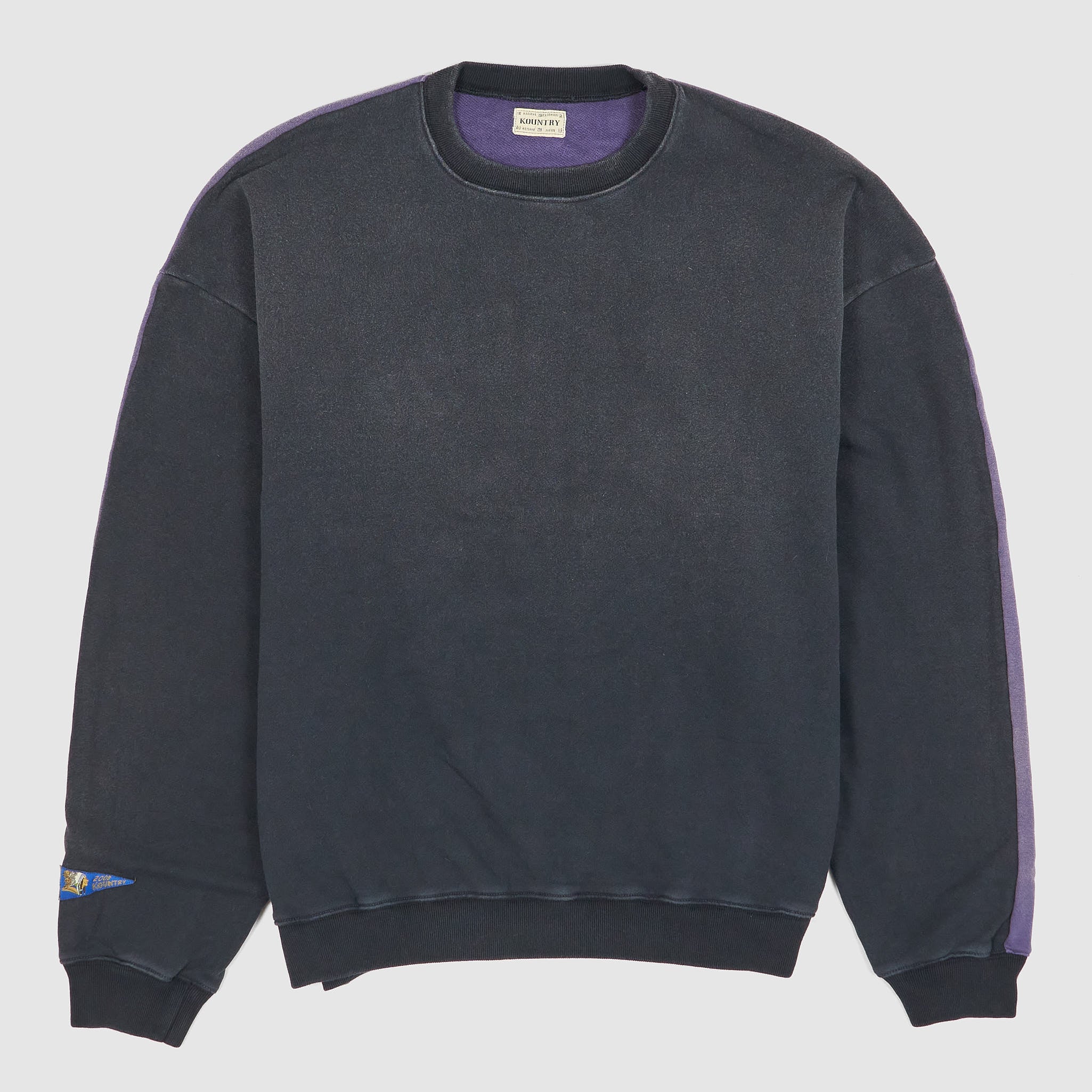 Kapital 2 Tone Big Bone Remake Sweat Shirt - DeeCee style