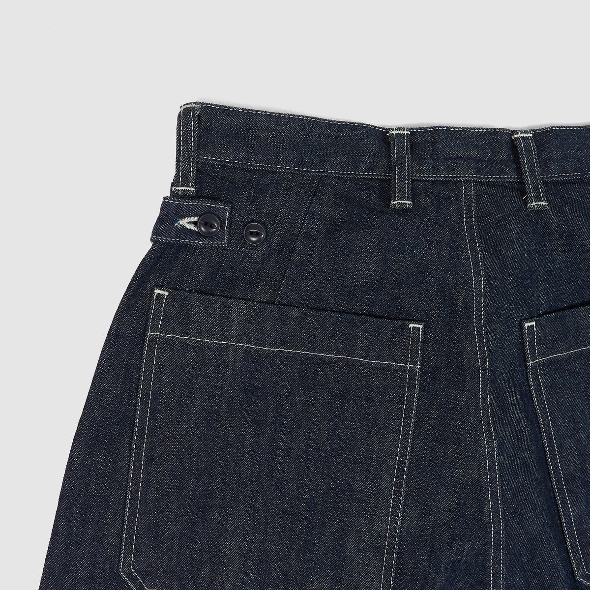 Kapital 5-Pocket 14oz Denim Fatigue Baggy Pants