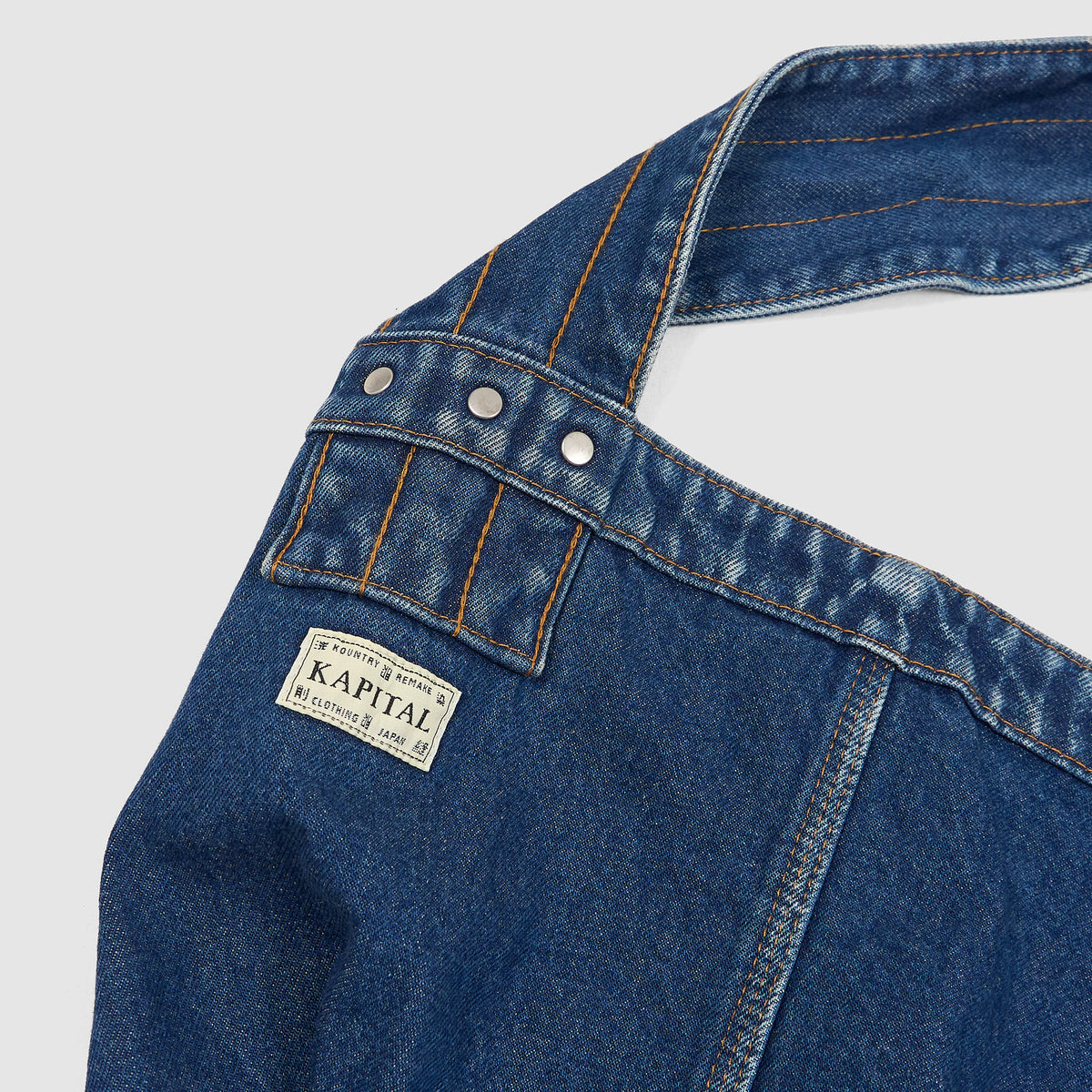 Kapital 13oz Denim "Guiding Light" News Paper Bag