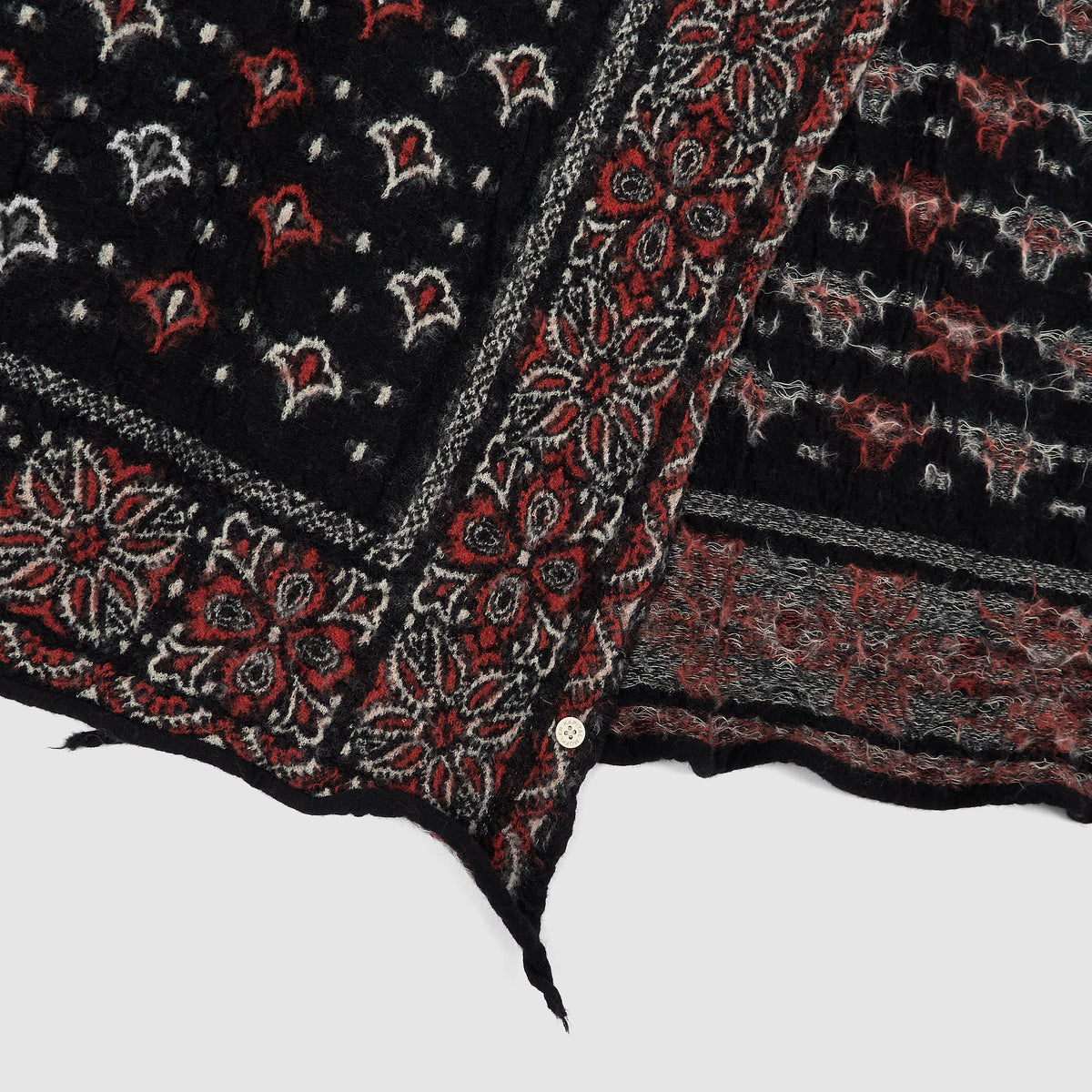 Kapital Fulling Colorful "Big Mama" Wool Scarf