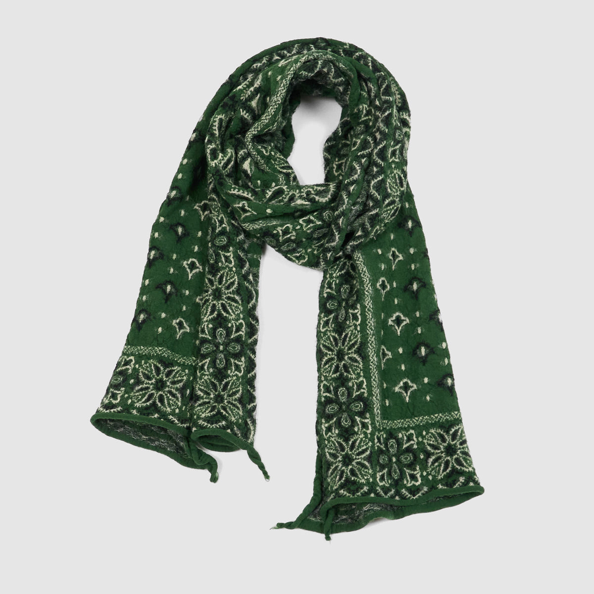 Kapital Fulling Colorful "Big Mama" Wool Scarf