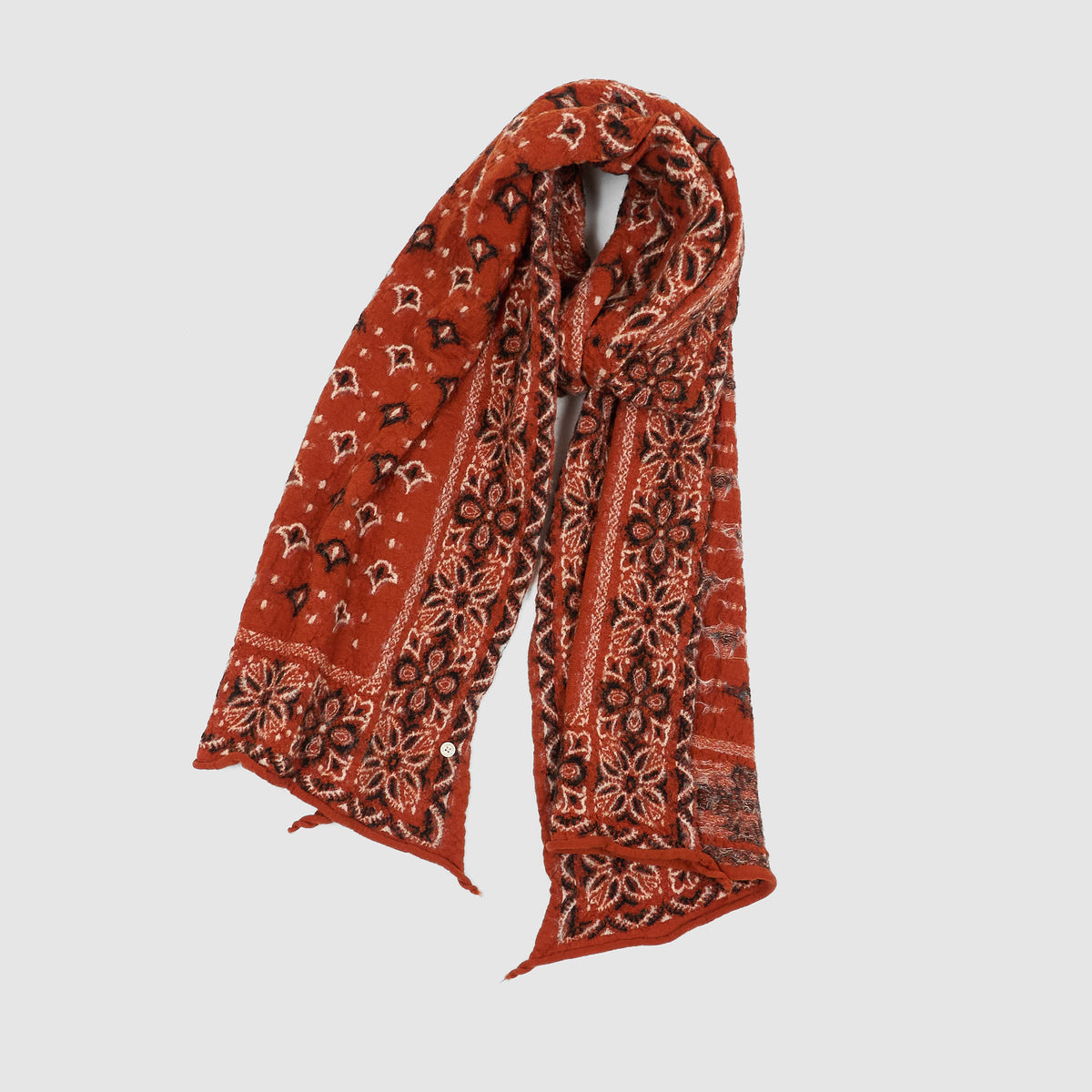 Kapital Fulling Colorful "Big Mama" Wool Scarf