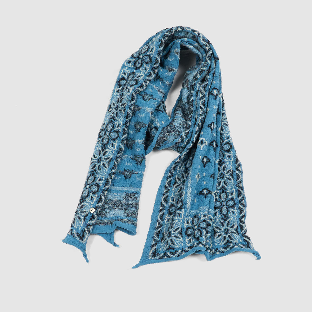 Kapital Fulling Colorful "Big Mama" Wool Scarf