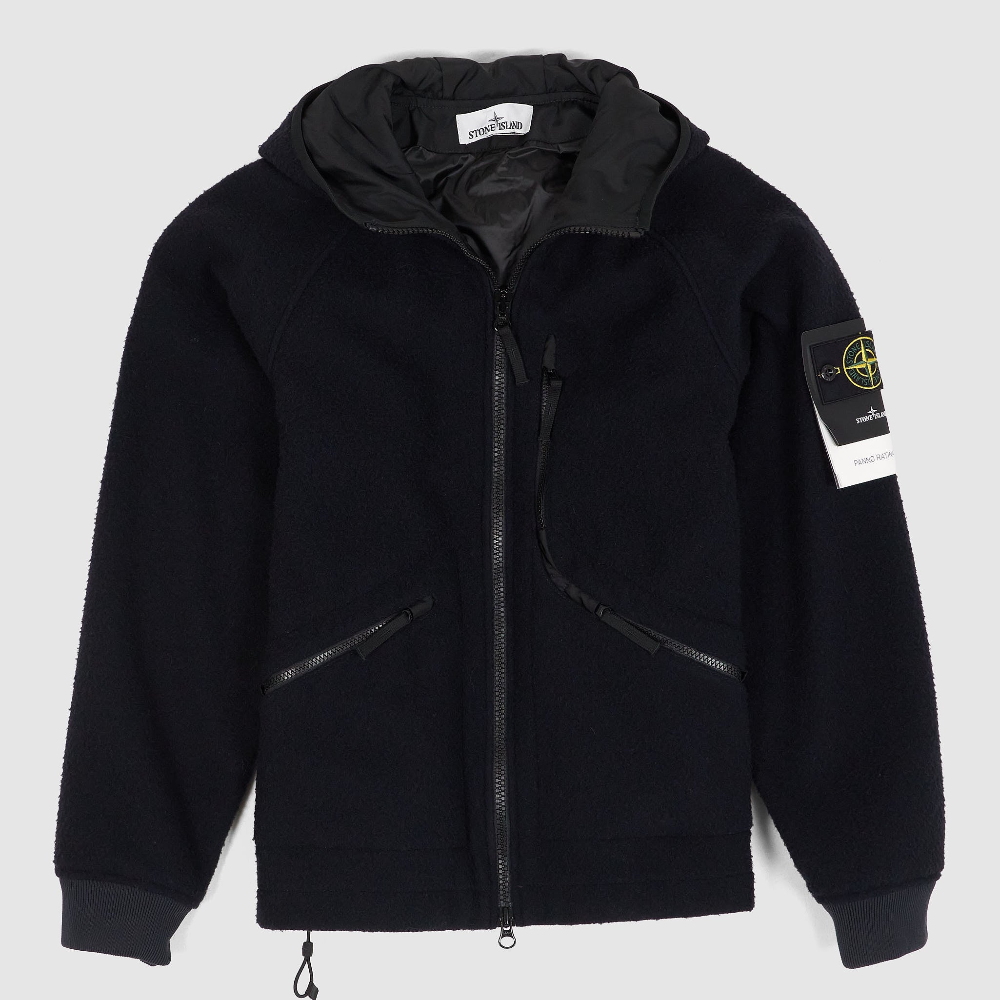 Stone Island Panno Ratinato Hooded Jacket - DeeCee style