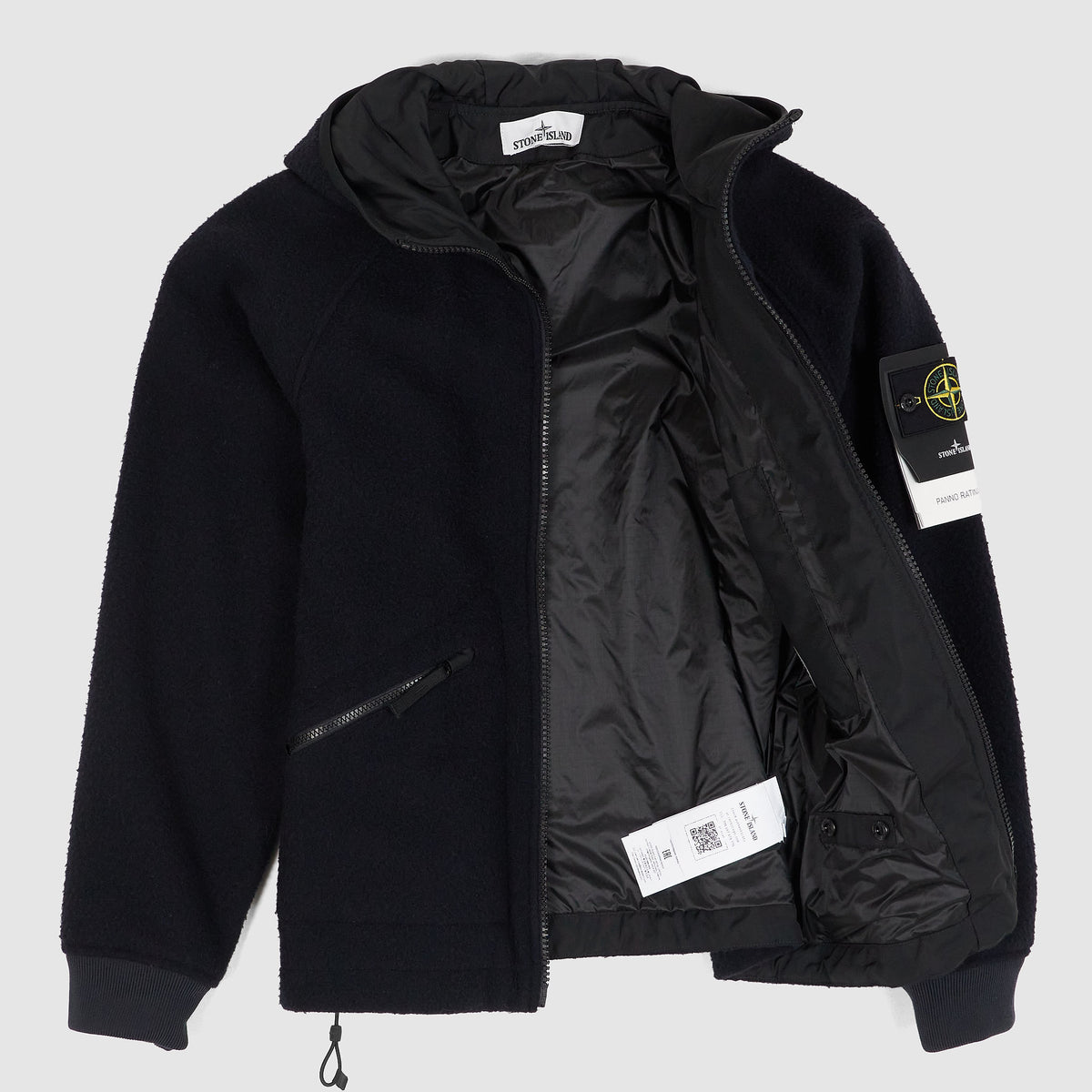 Stone Island Panno Ratinato Hooded Jacket