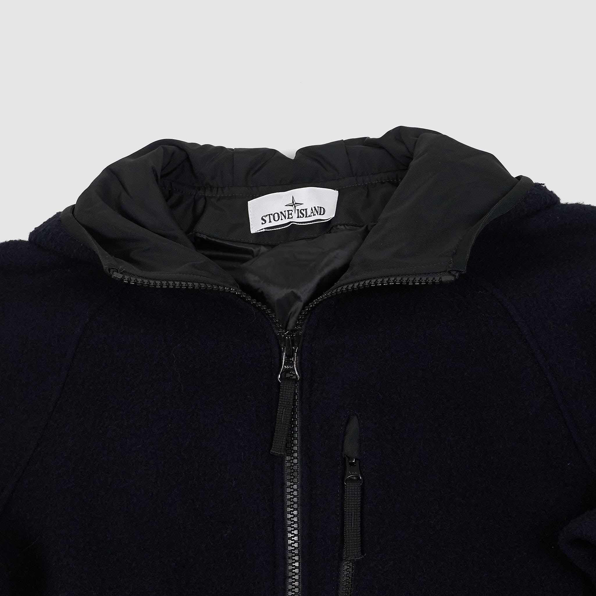 Stone Island Panno Ratinato Hooded Jacket - DeeCee style