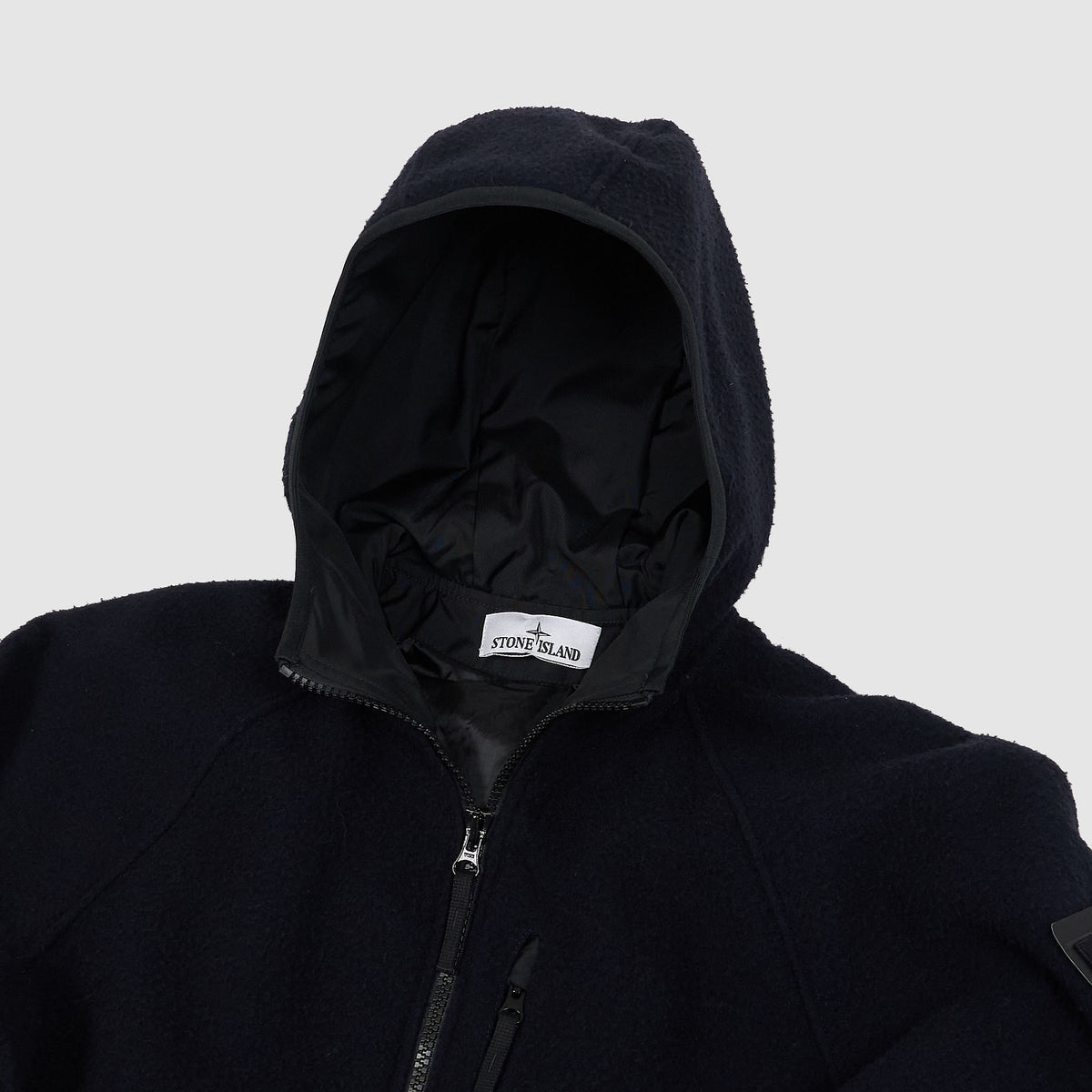 Stone Island Panno Ratinato Hooded Jacket