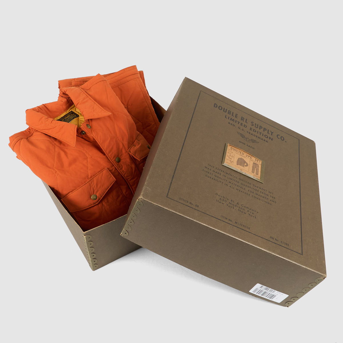 Double RL Limited Edition of 199 Quilted  2-Piece Set