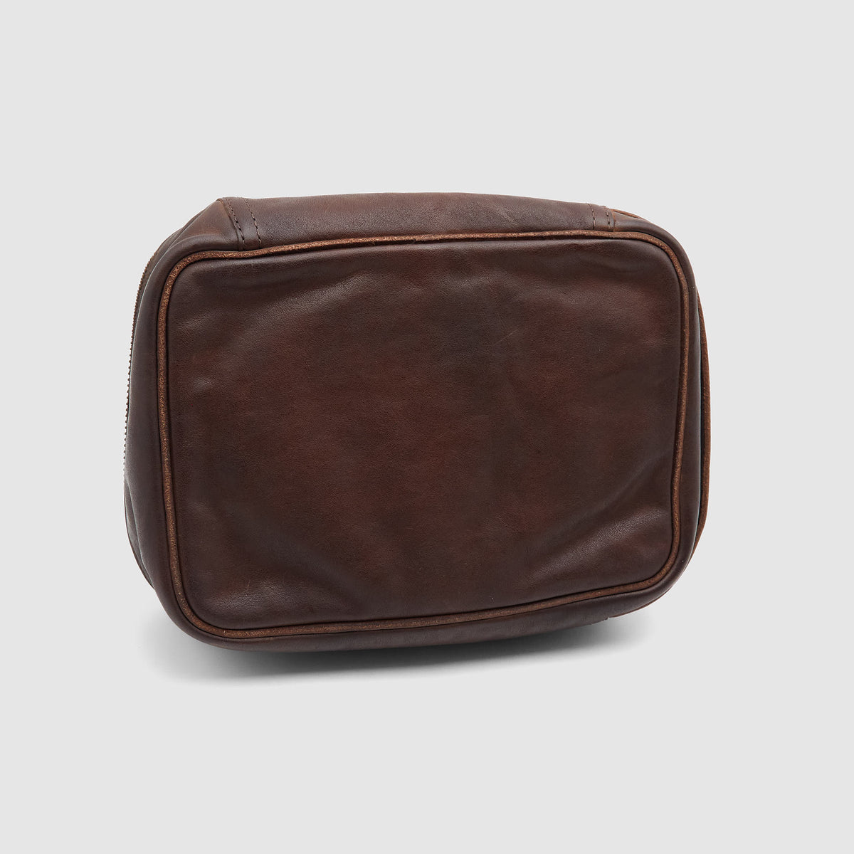 Double RL Large Leather Travel Pouch