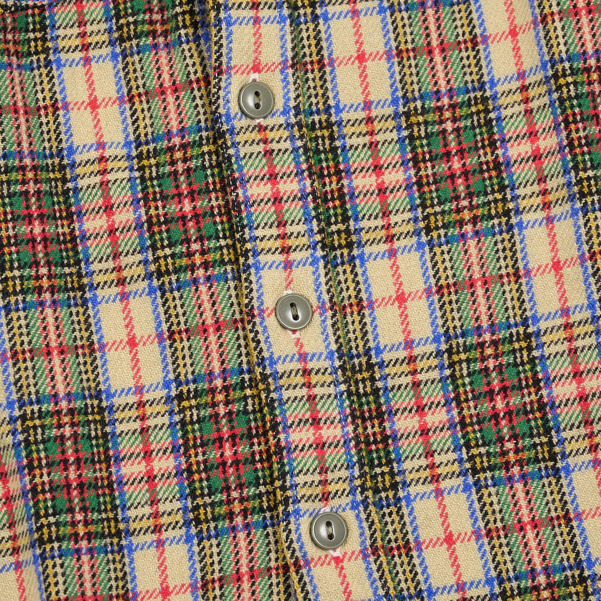 Double RL Plaid Wool-Blend Shirt