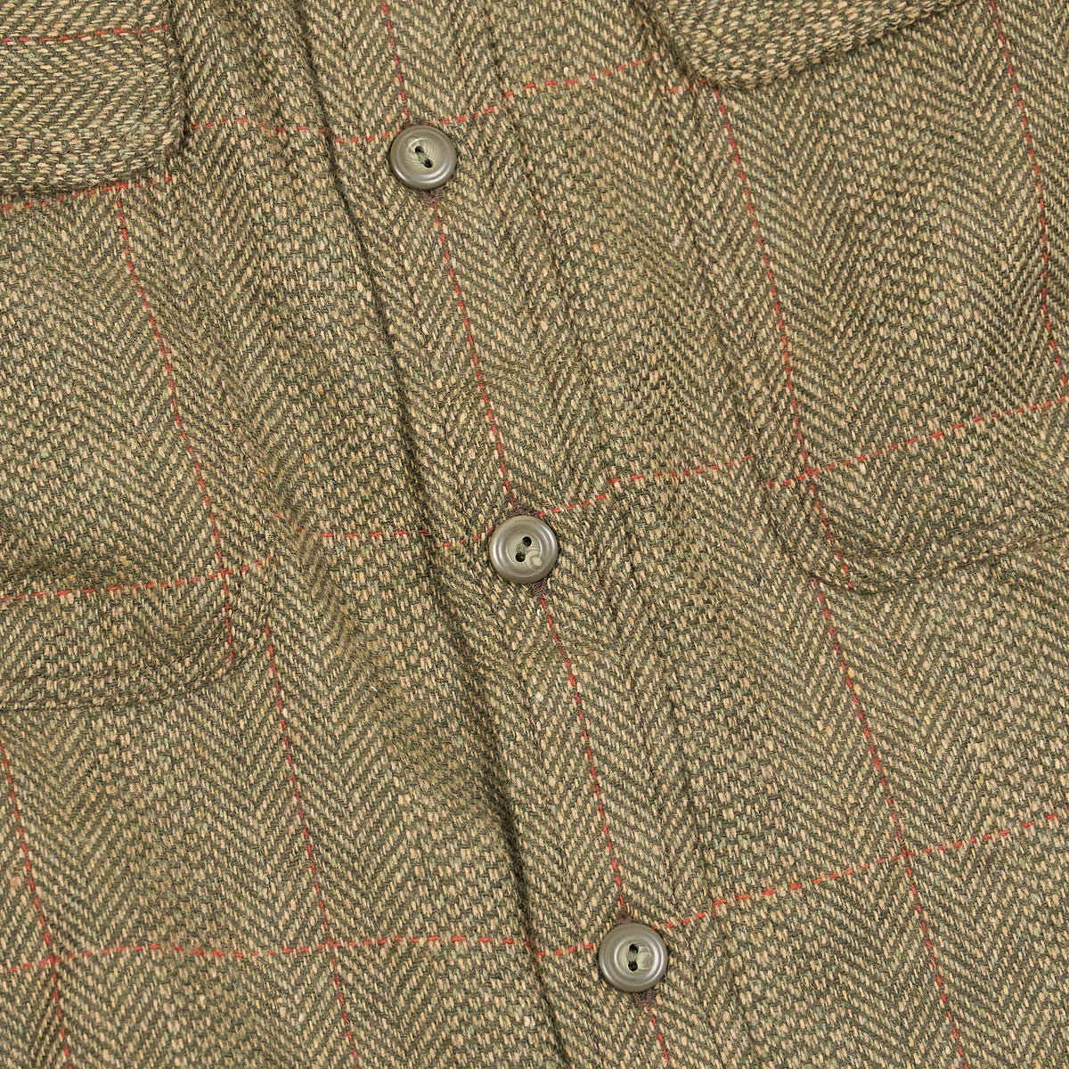 Double RL Wool- Blend Herringbone Sport Shirt