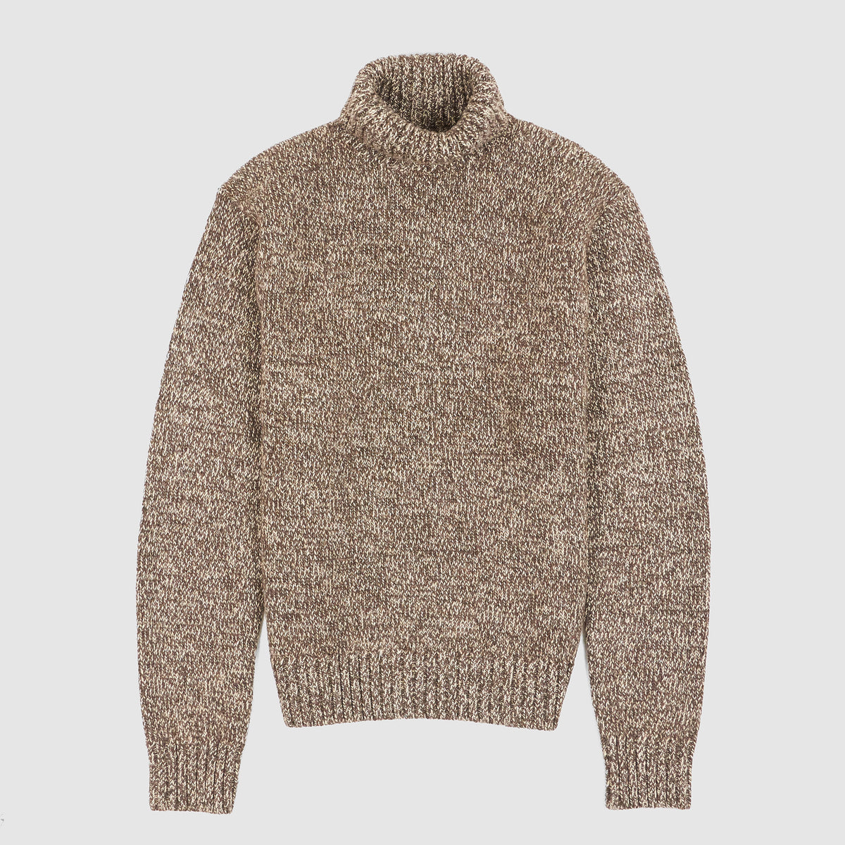 Double RL Fishermans Roll Neck Jumper