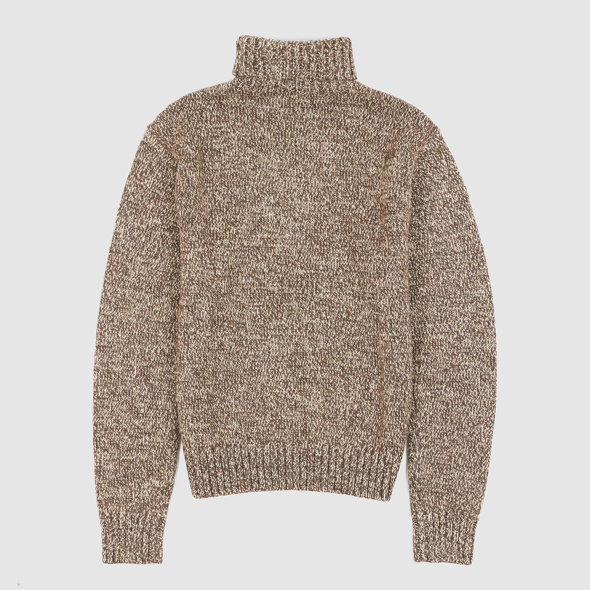 Double RL Fishermans Roll Neck Jumper