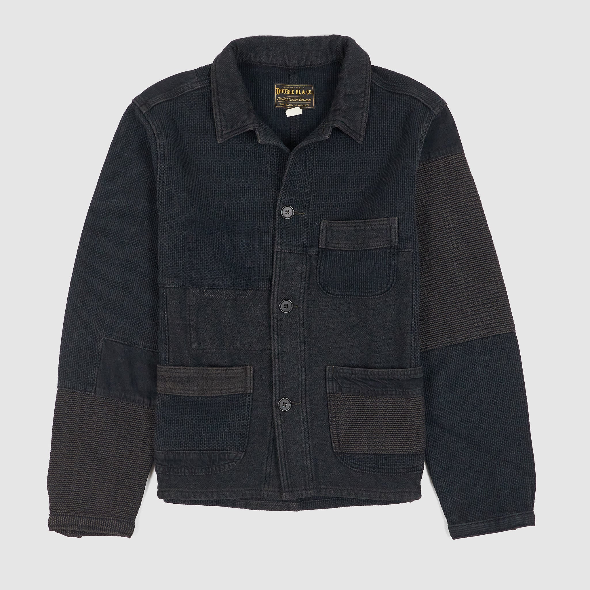 Double RL Limited Sashiko Patchwork Work Jacket - DeeCee style