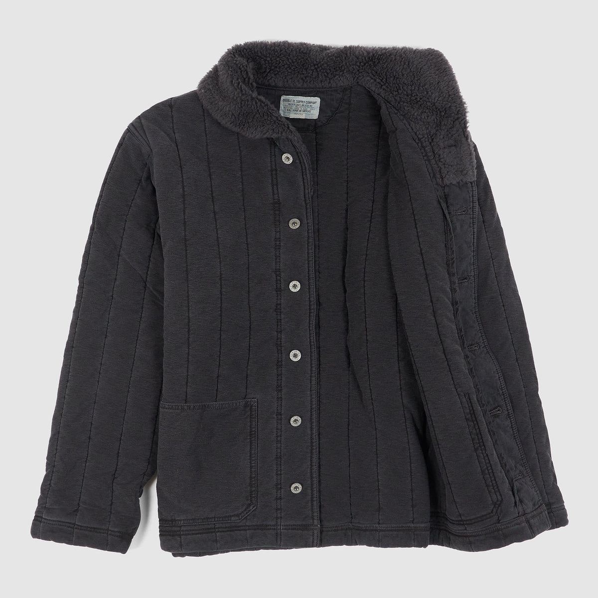 Double RL Fleece Lined Dungaree Cardigan Jacket