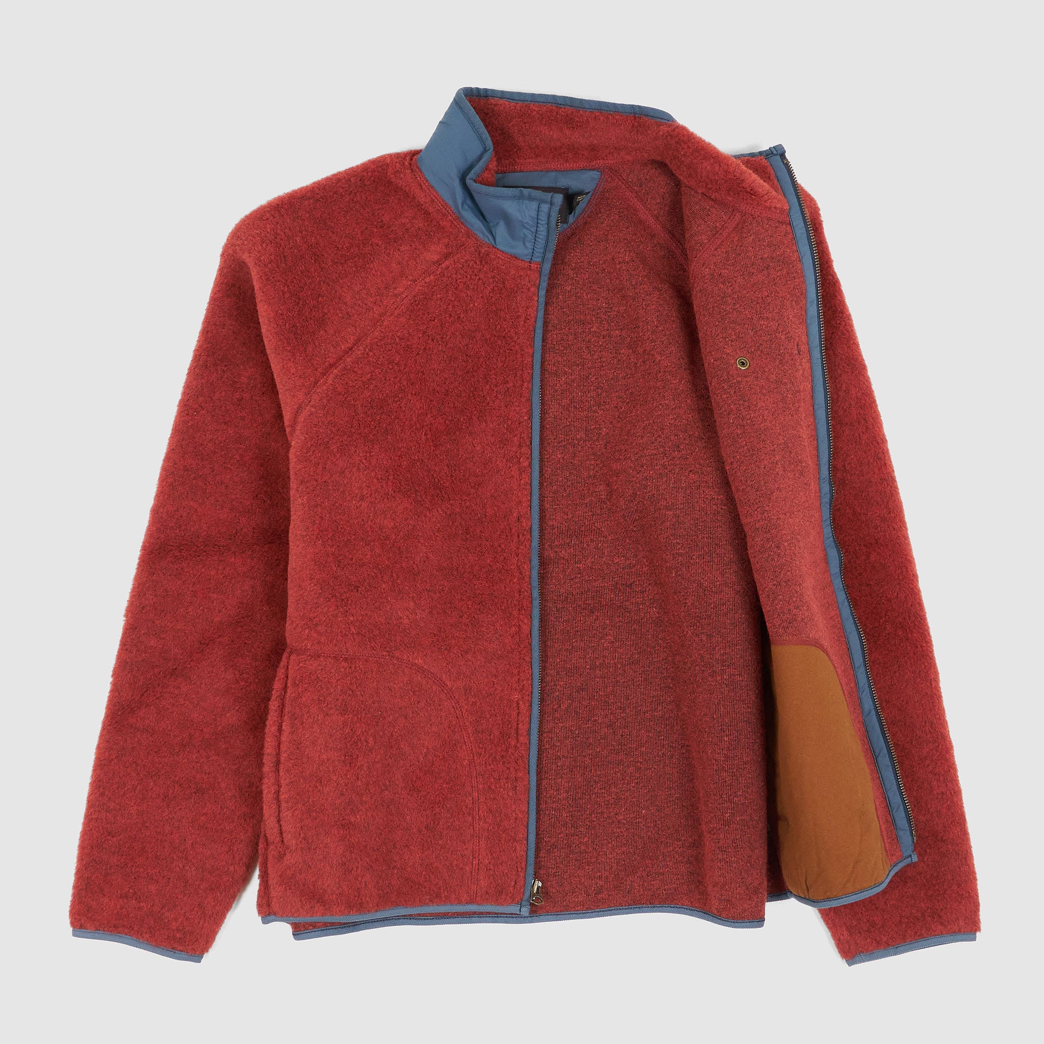 Double RL Wool Blend Pile Fleece Jacket - DeeCee style