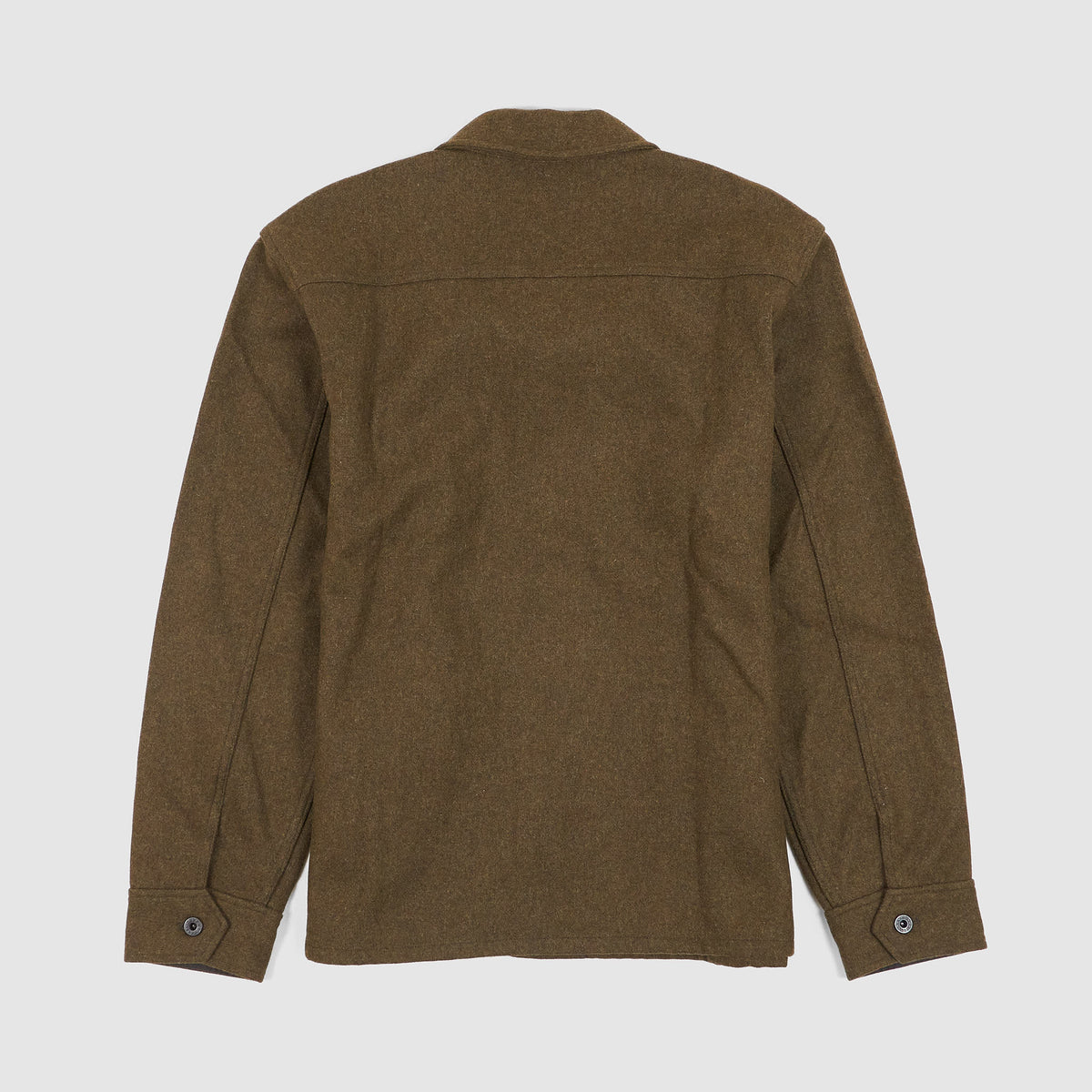 Double RL Brown Bear Wool Blend Overshirt