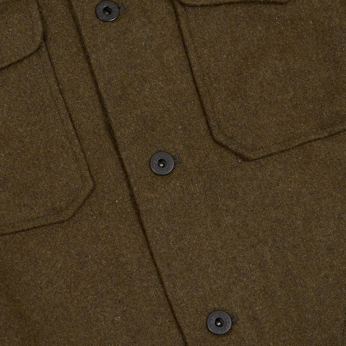 Double RL Brown Bear Wool Blend Overshirt