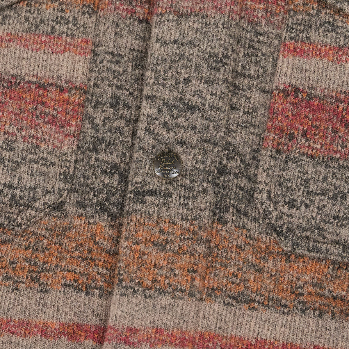 Double RL Wool Blend Overshirt Jacket