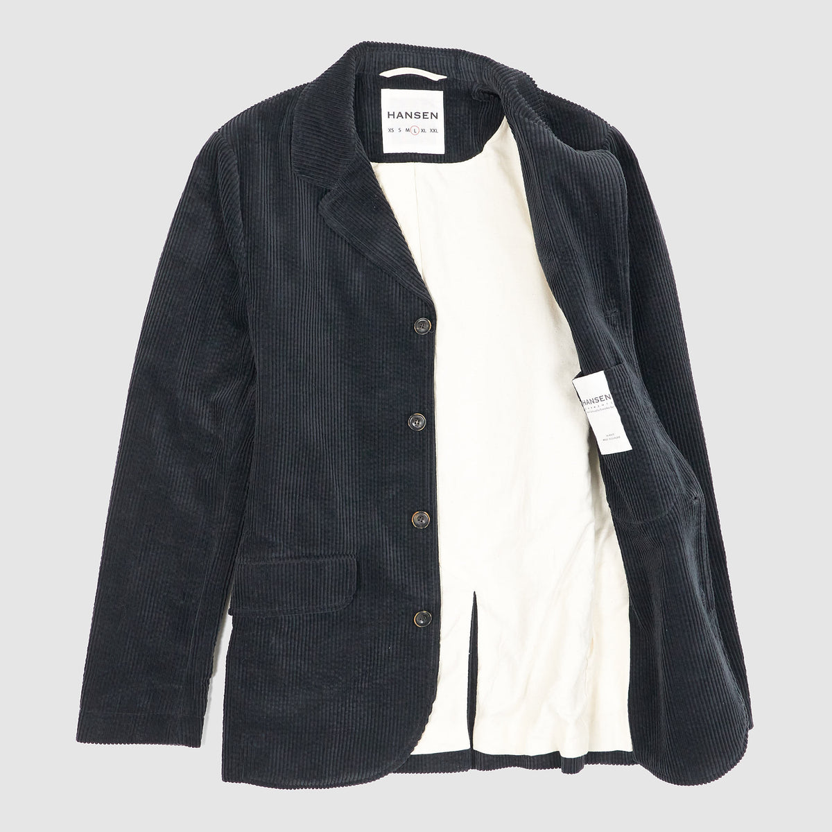 Hansen Classic 4 Button Corduroy Blazer
