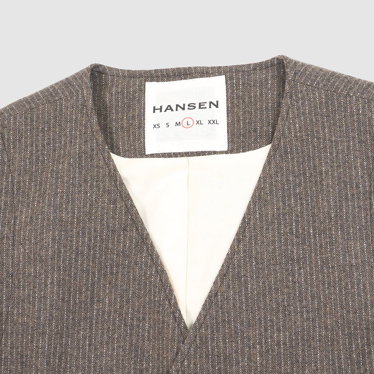 Hansen Pinstripe  Wool Waistcoat