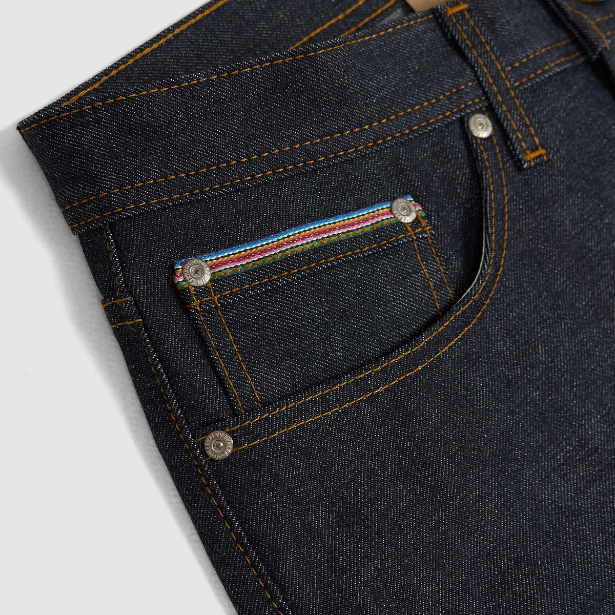 Naked & Famous "Dia De Los Muertos" Weird Guy Denim