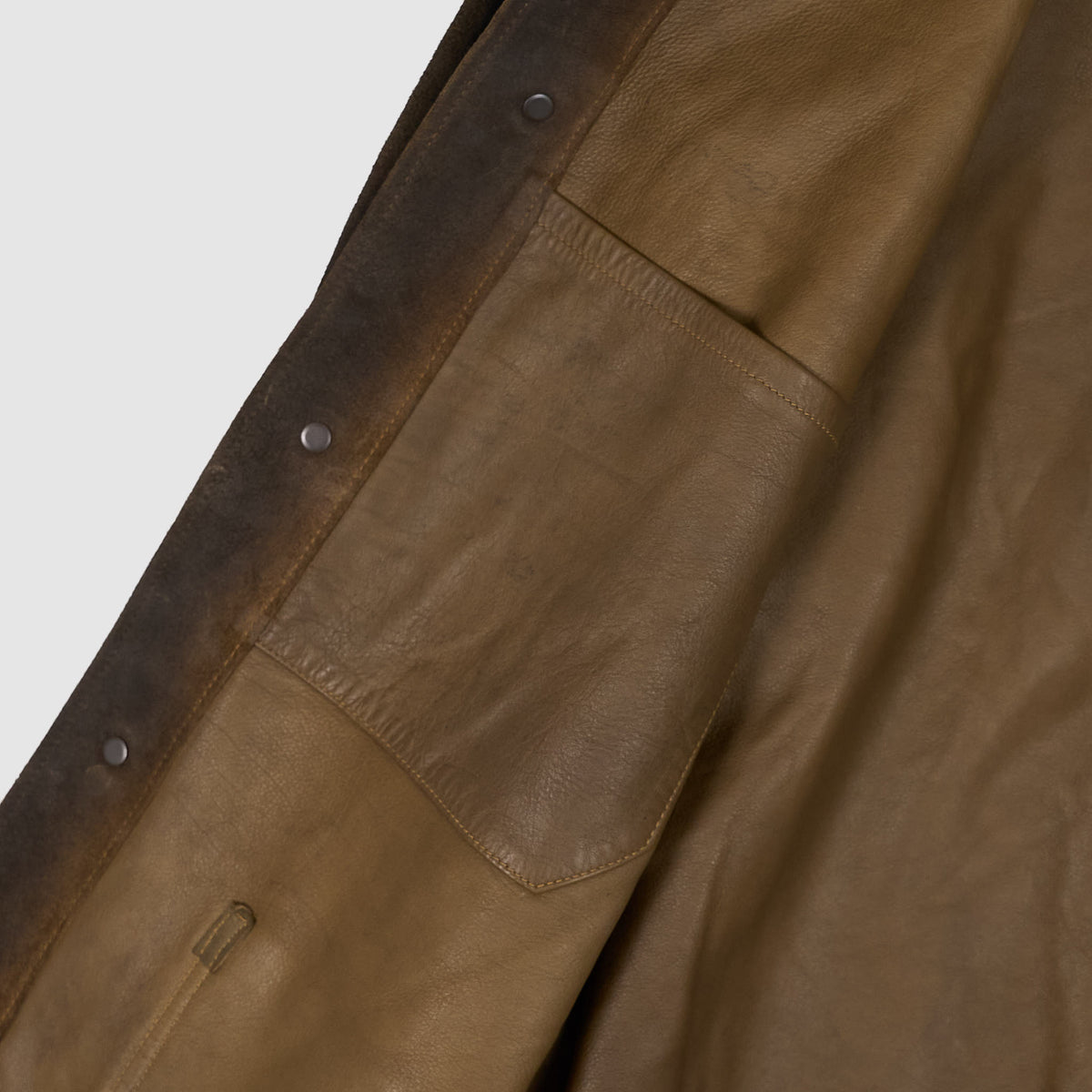 Double RL Timeworn Roughout Leather Jacket