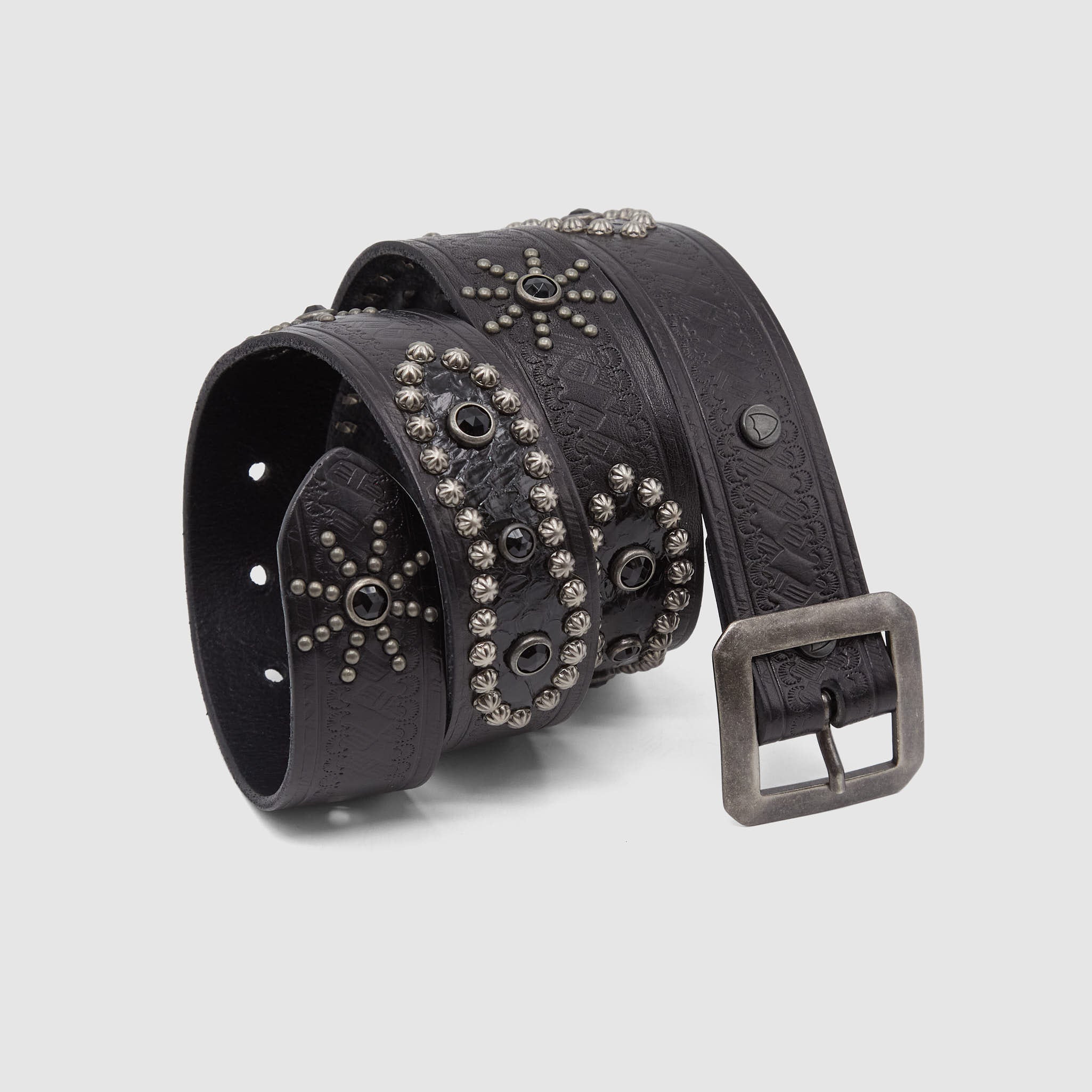 HTC American Leather Belt w Studs - DeeCee style