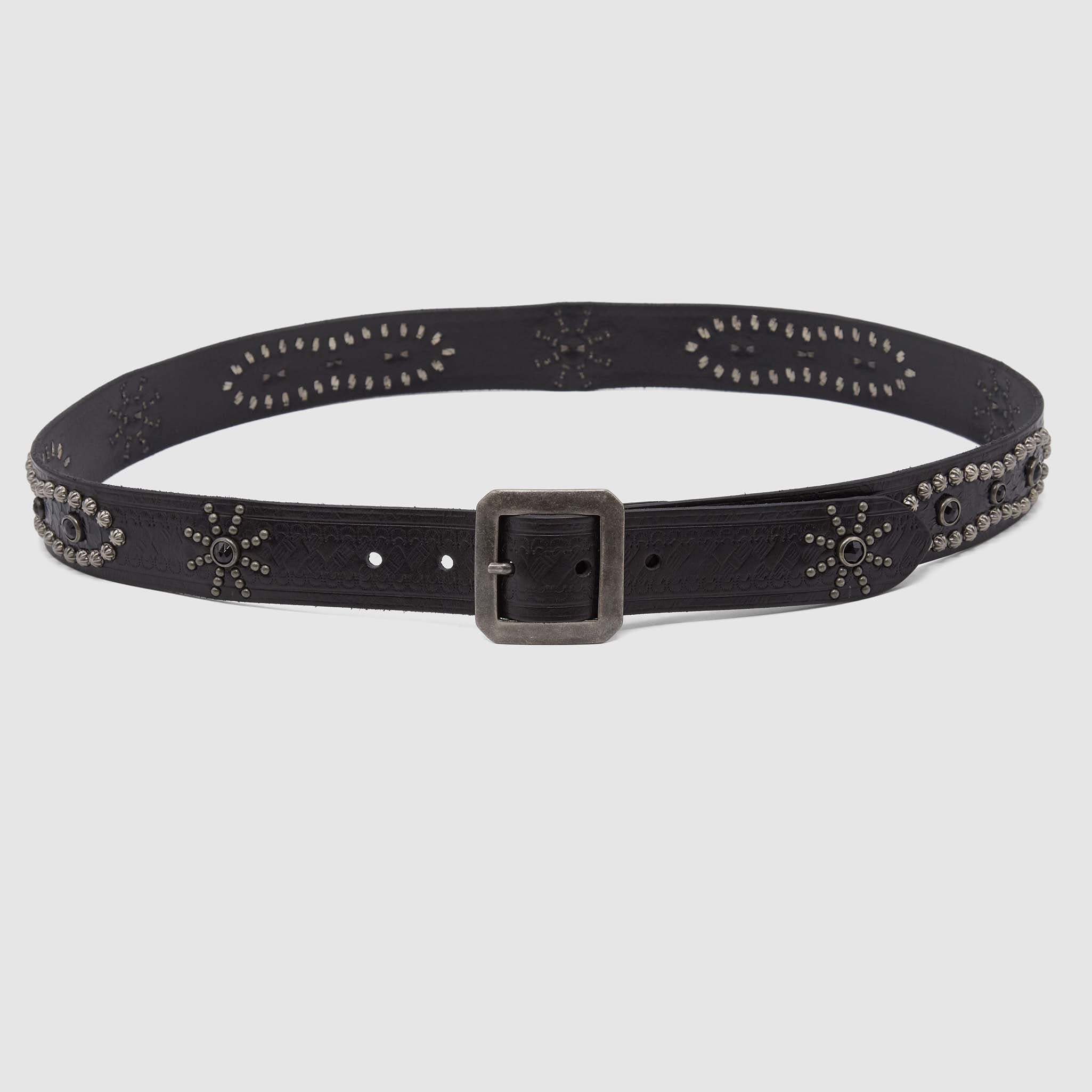 HTC American Leather Belt w Studs - DeeCee style
