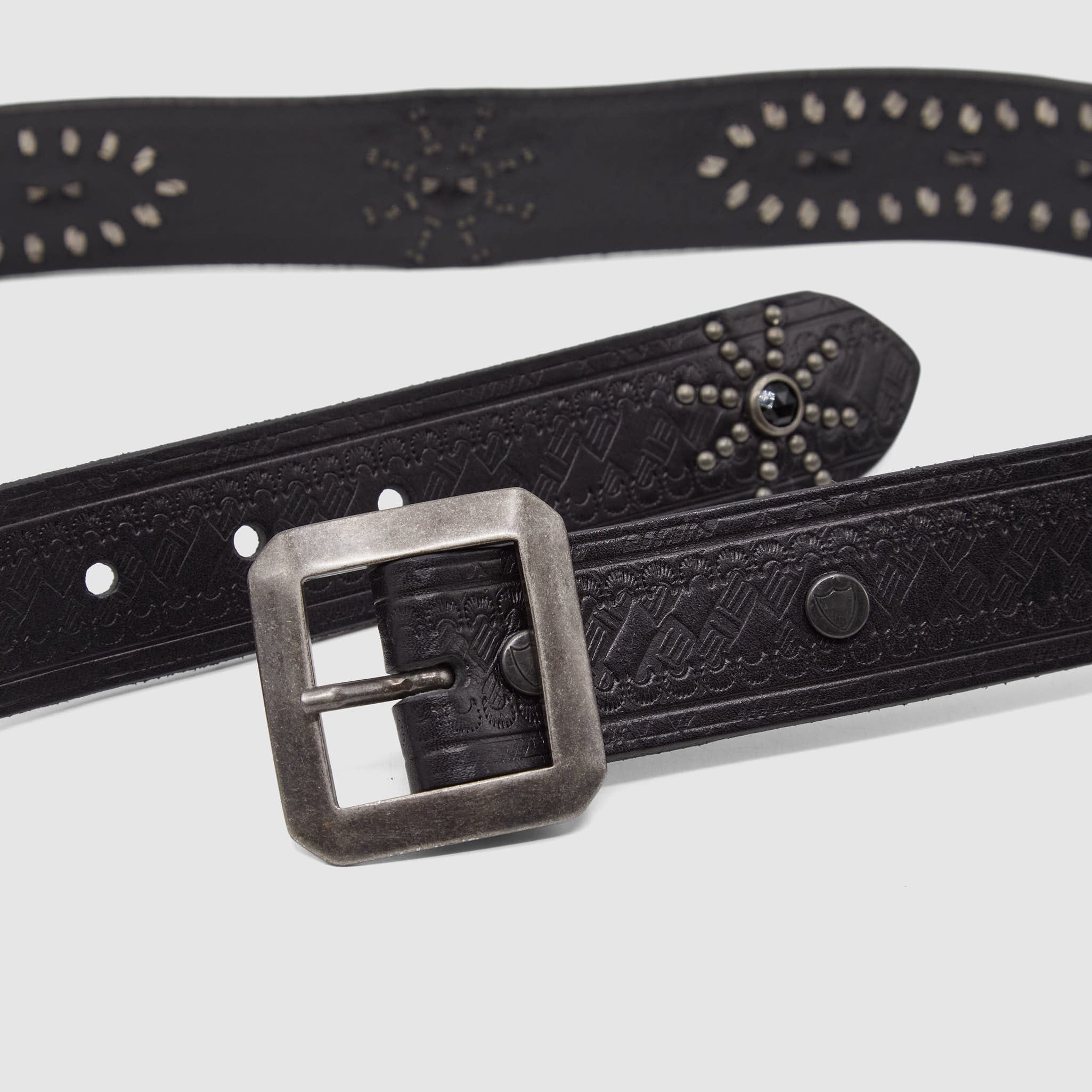 HTC American Leather Belt w Studs - DeeCee style