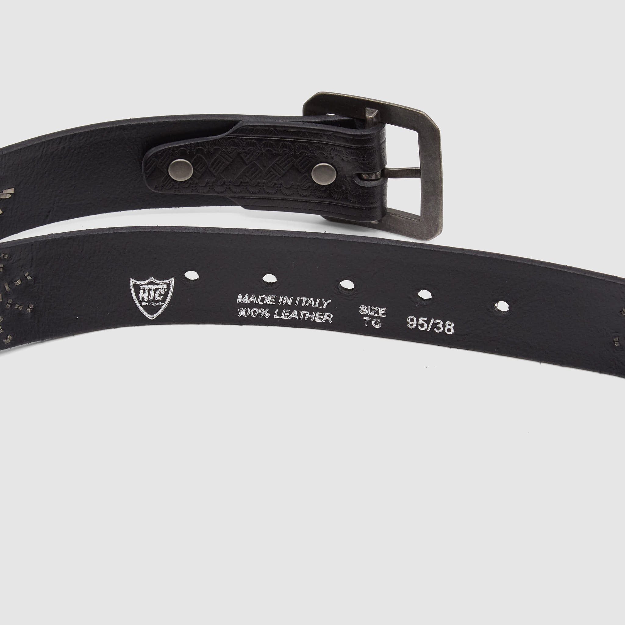 HTC American Leather Belt w Studs - DeeCee style