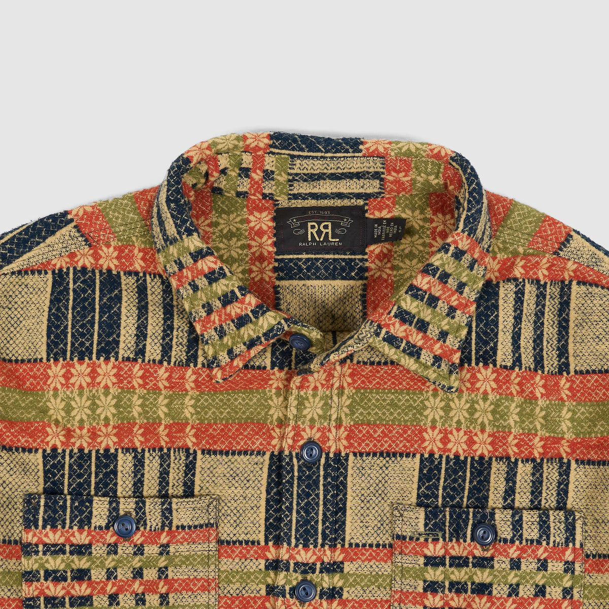 Double RL Jacquard Overshirt