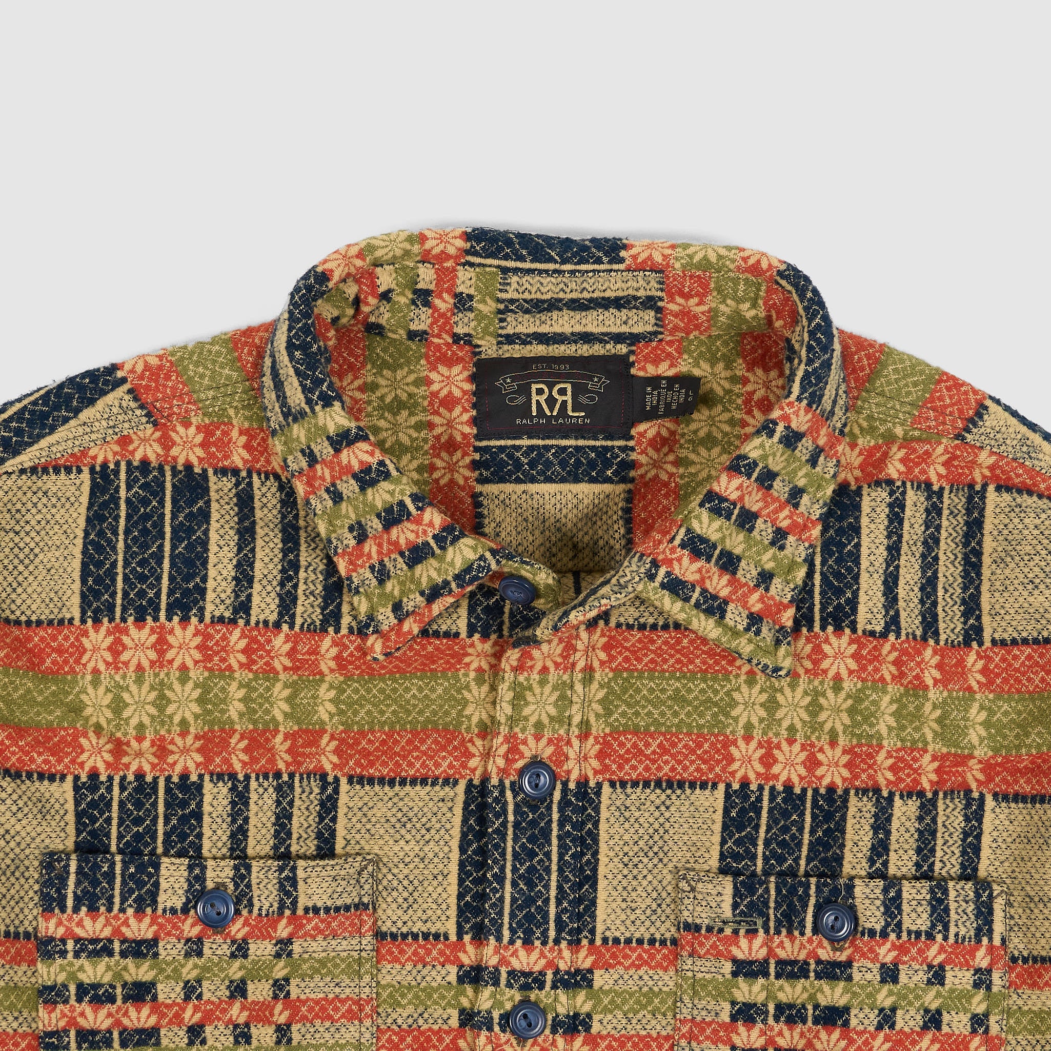 Double RL Jacquard Overshirt - DeeCee style