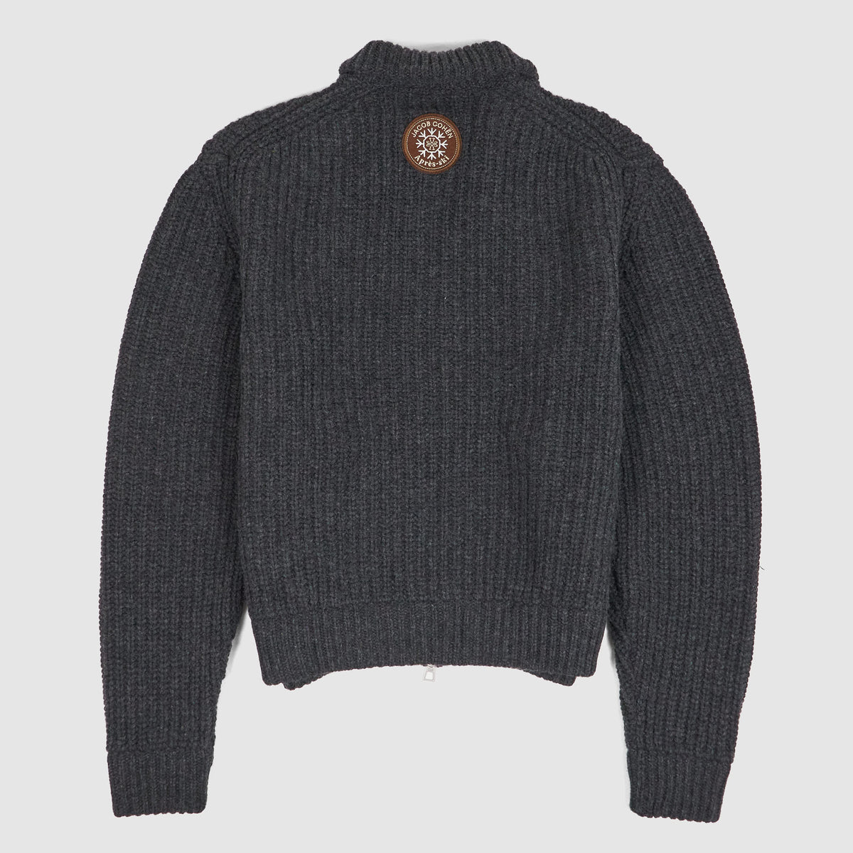 Jacob Cohen Full Zip Heavyweight Extra Soft Wool Cardigan