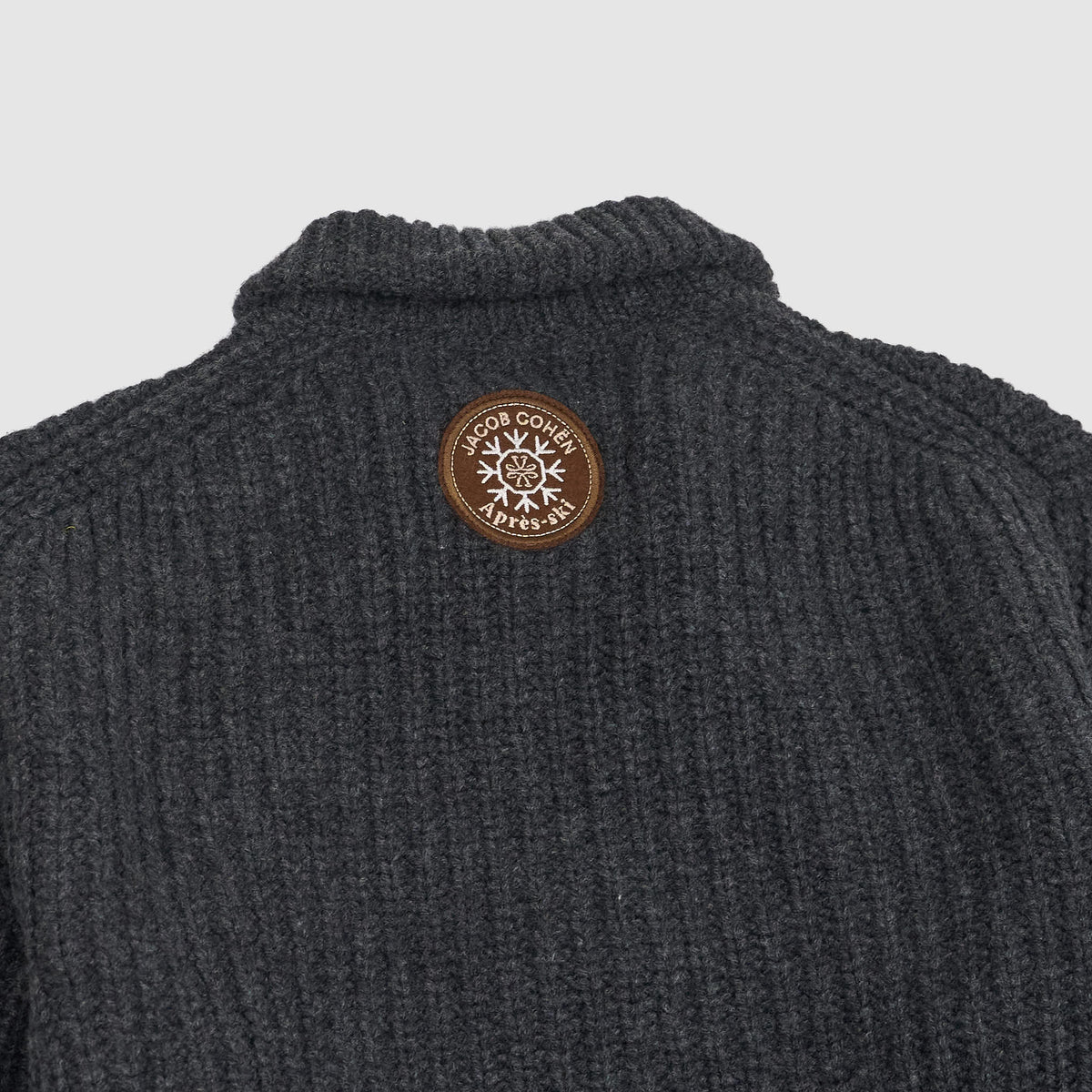 Jacob Cohen Full Zip Heavyweight Extra Soft Wool Cardigan