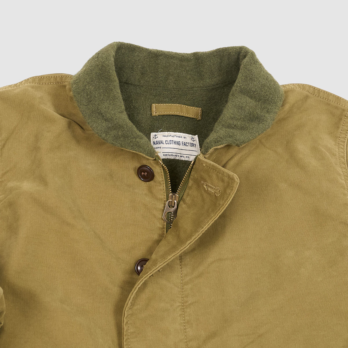 Chesapeake’s Ottoman N-1 Wool Lined Deck Jacket