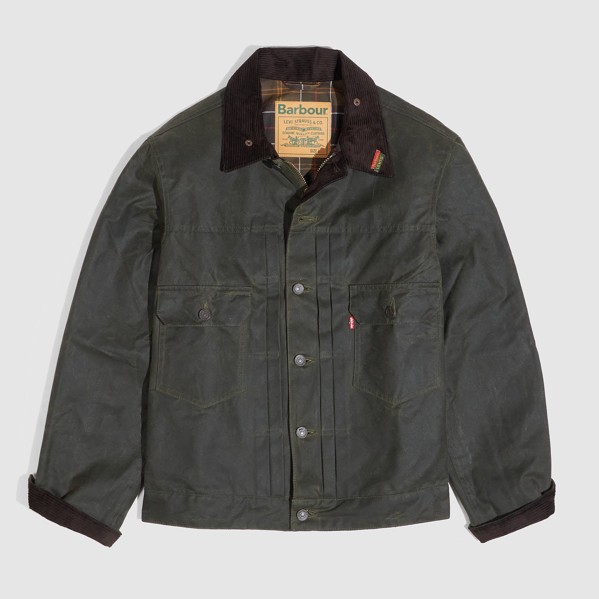 Barbour x Levi's® Type 2 Wax Jacket - DeeCee style