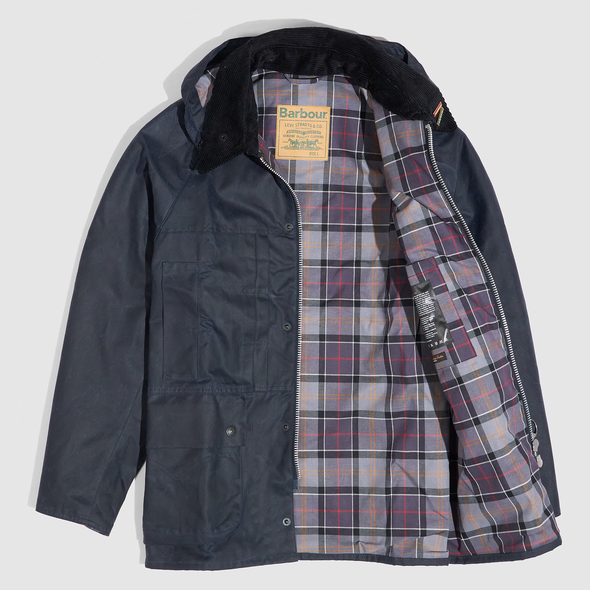 Barbour x Levi's® Waxed Oversized BDL Jacket - DeeCee style Barbour x Levi's® Waxed Oversized BDL Jacket - DeeCee style