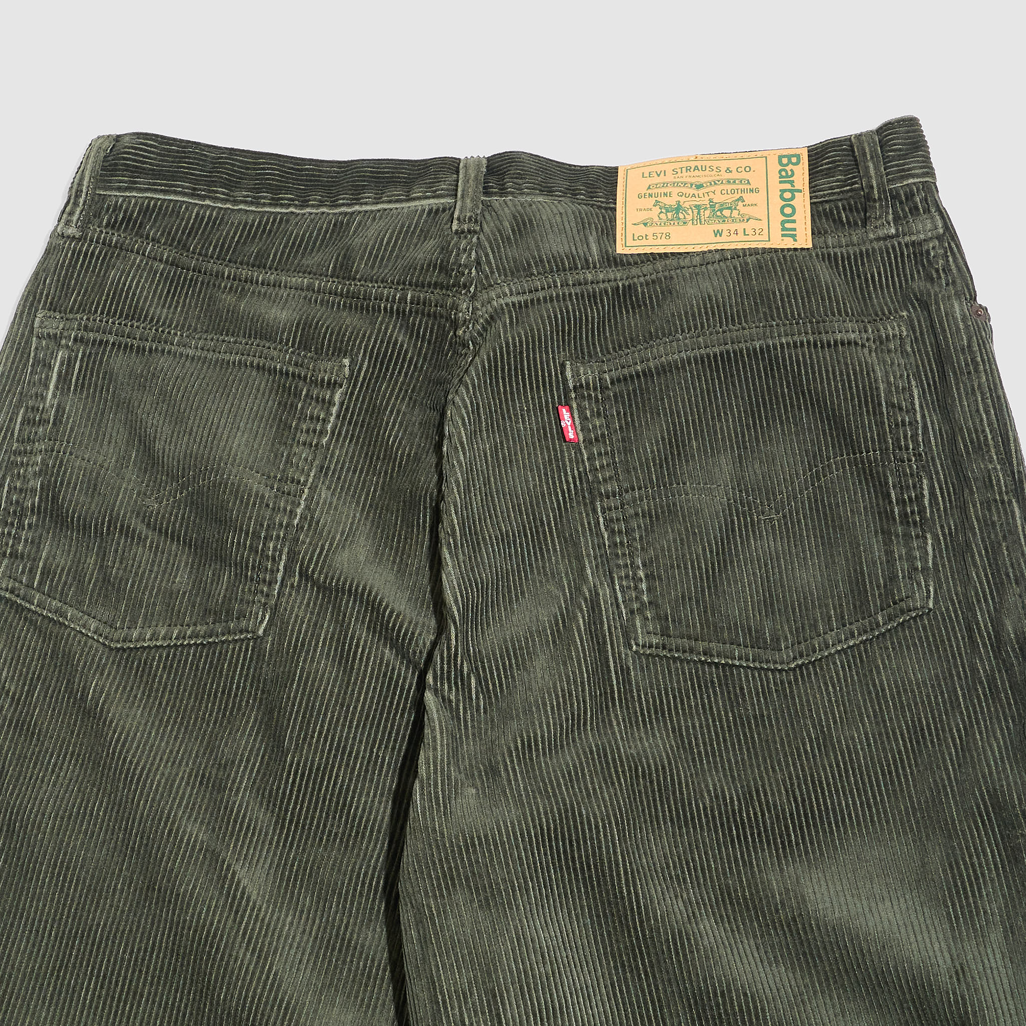 Barbour x Levi's® Pleated Corduroy Pants - DeeCee style
