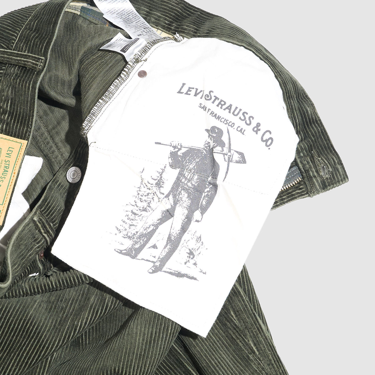 Barbour x Levi's® Pleated Corduroy Pants