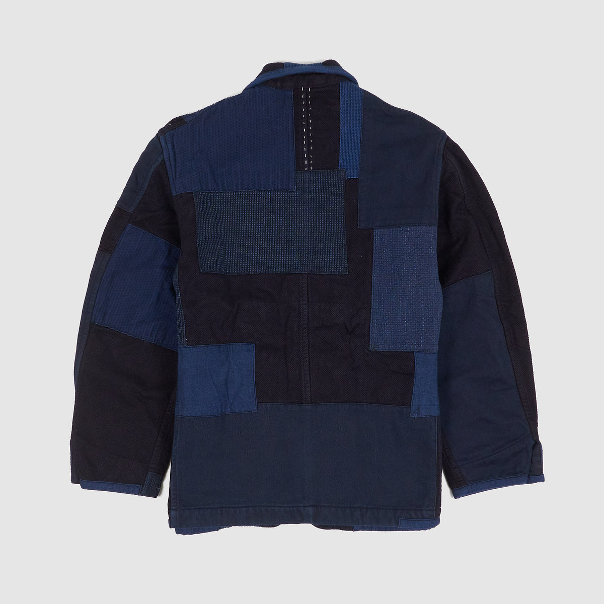 Blue Blue Japan Indigo Sashiko  Coverall Blazer Jacket