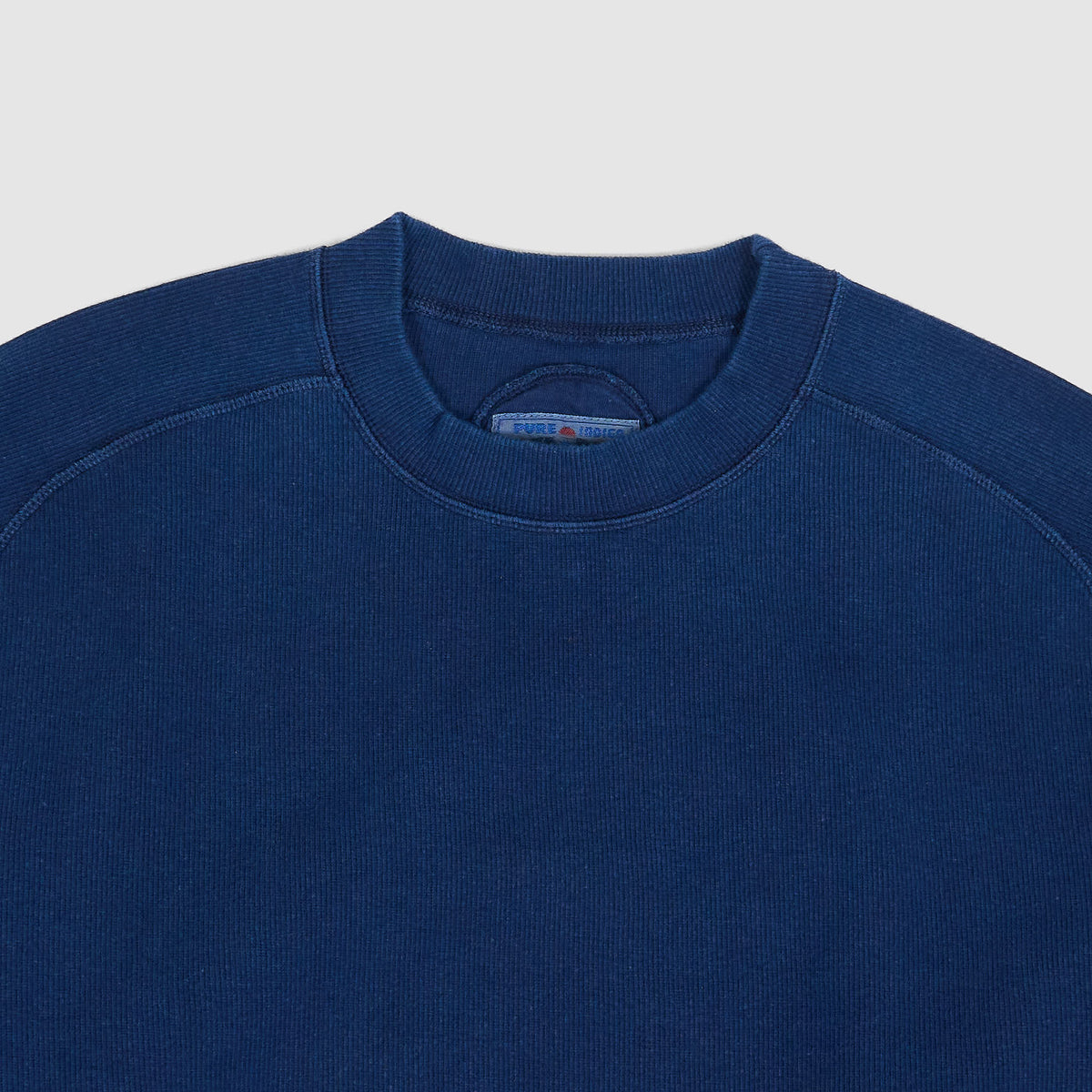 Blue Blue Japan Indigo Slub Cotton Crewneck