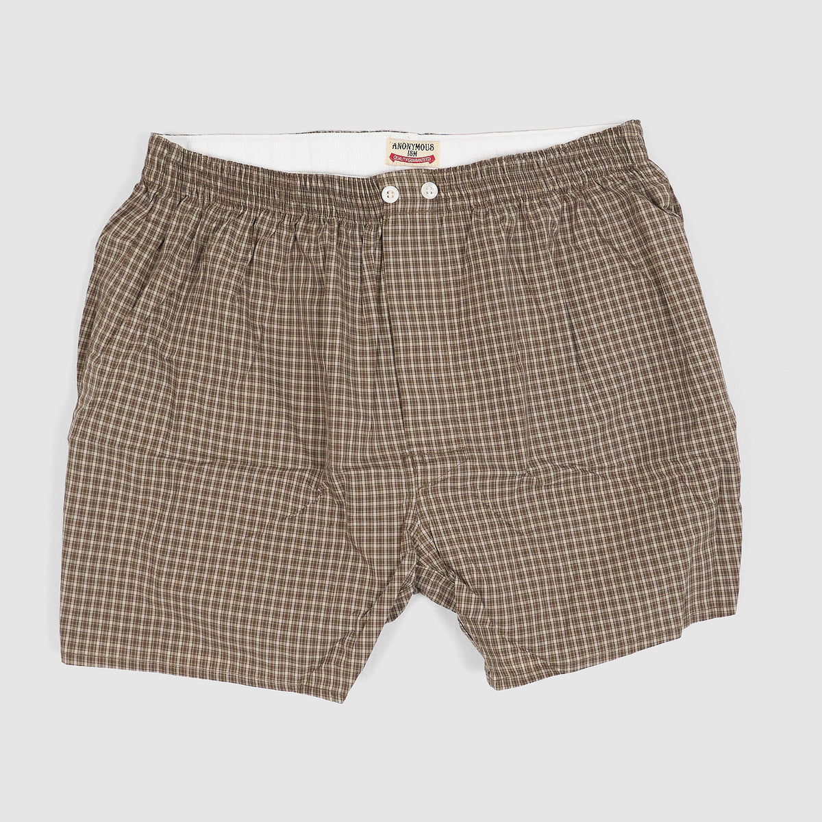 Anonymous Ism Micro Plaid Boxers