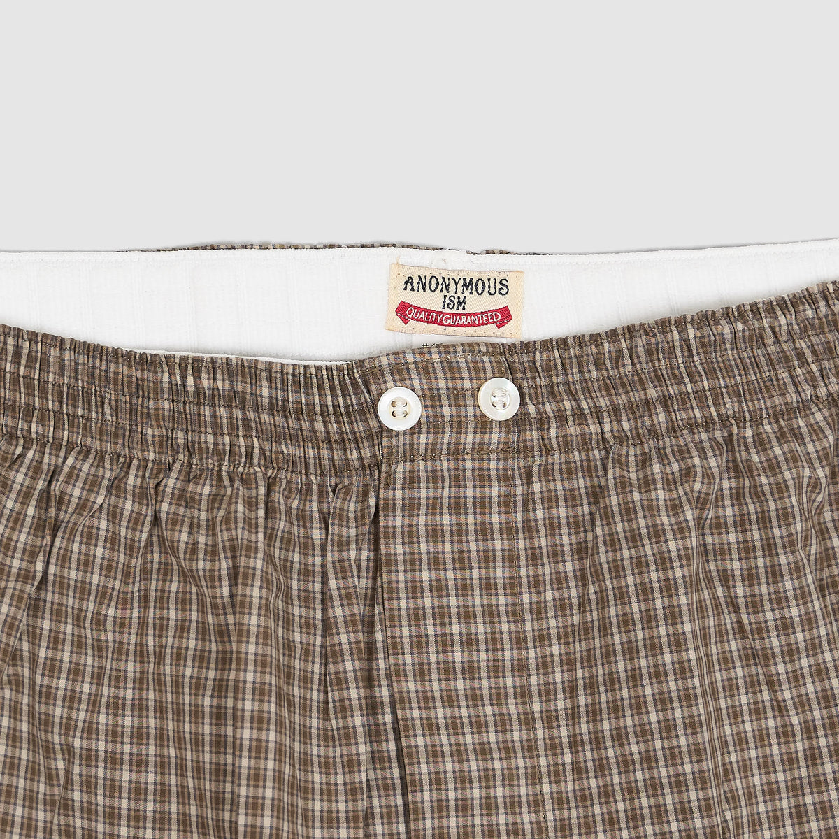 Anonymous Ism Micro Plaid Boxers